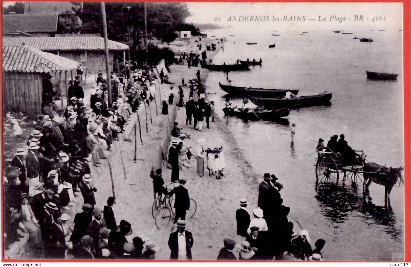 33 - B26685CPA - ANDERNOS LES BAINS - La Plage - Attelage - Très Bon état - GIRONDE - Andernos-les-Bains