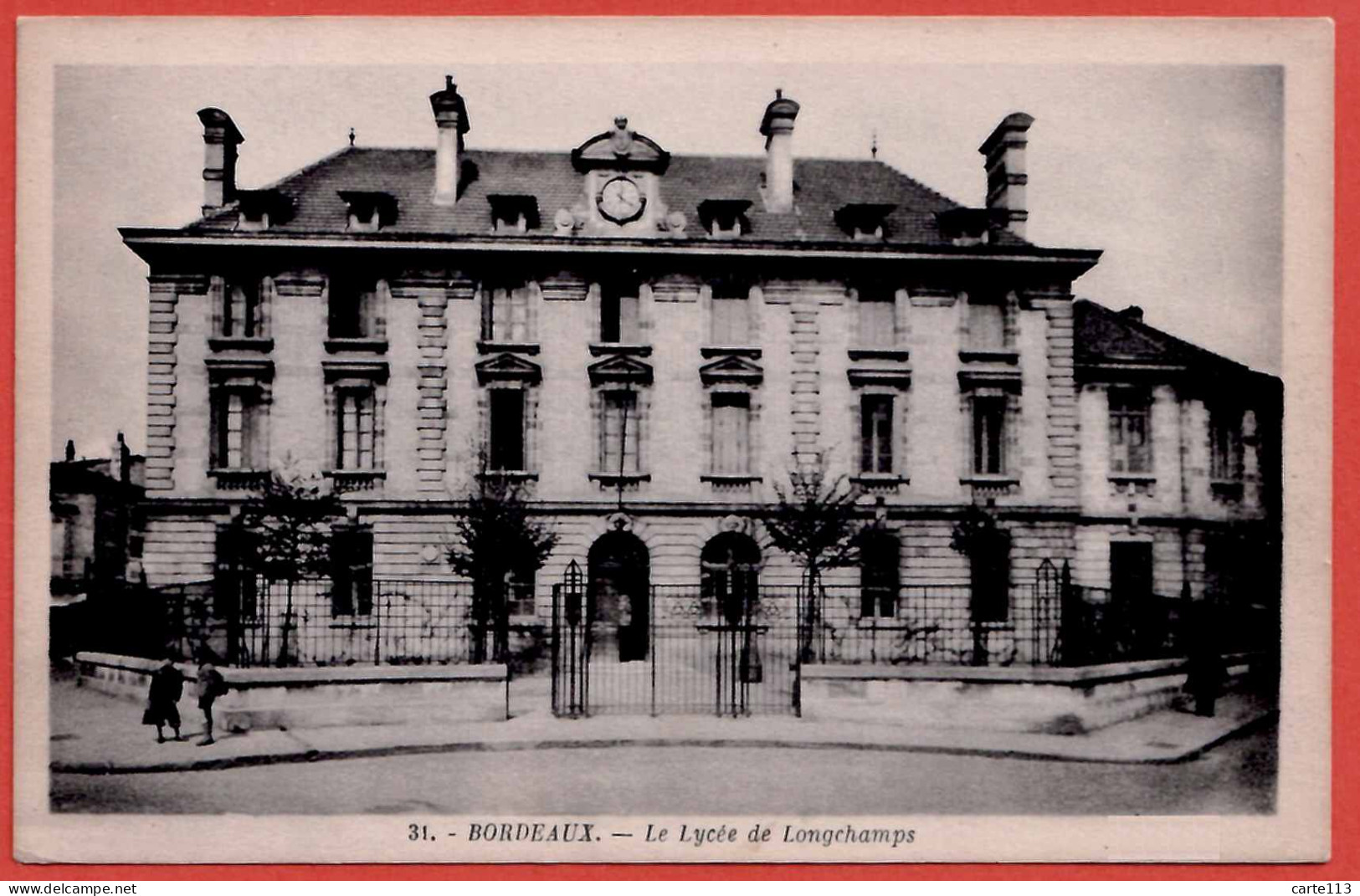 33 - B26681CPA - BORDEAUX - ENS - Le Lycée De Longchamps - Très Bon état - GIRONDE - Bordeaux