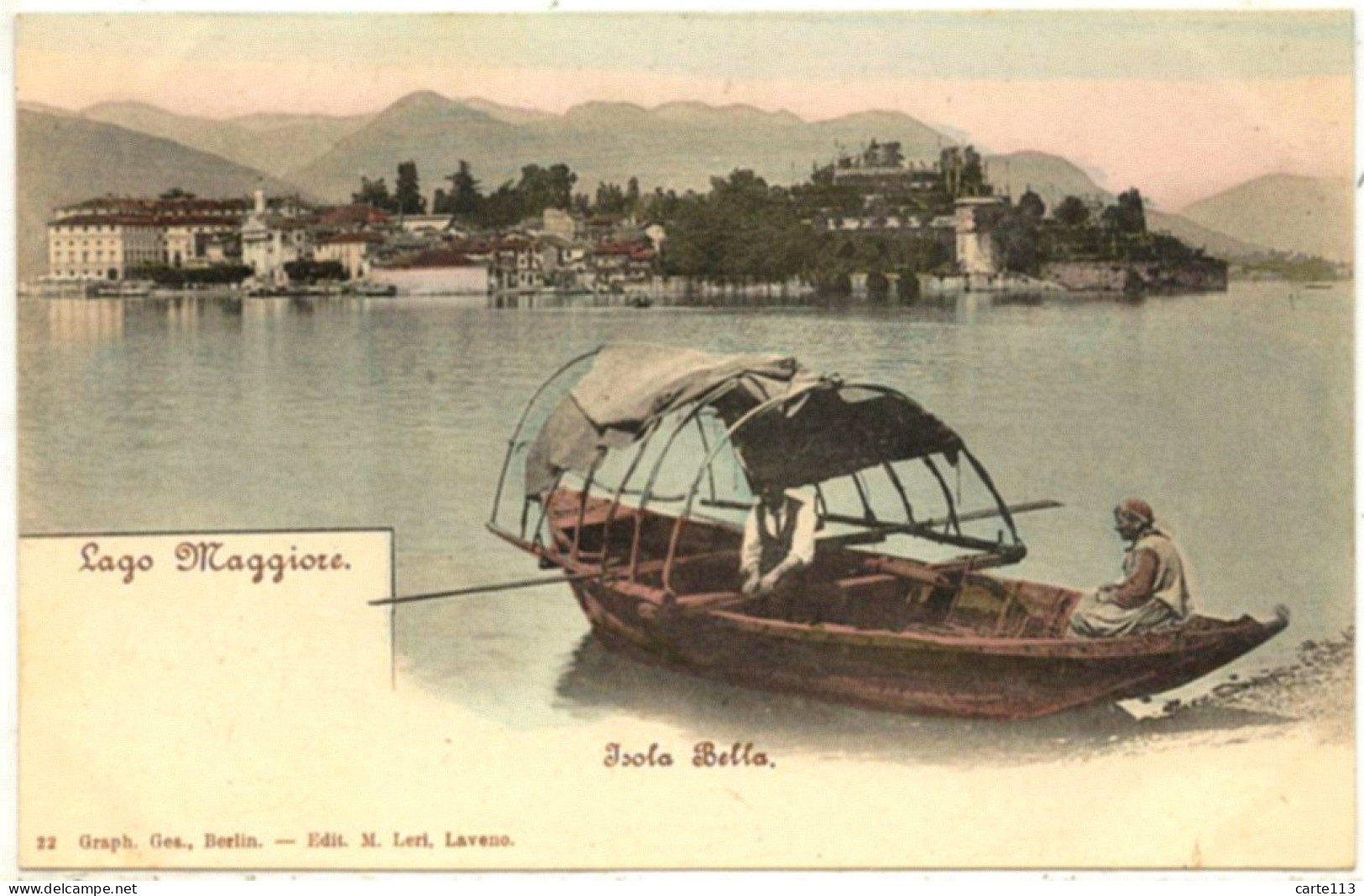 - B26525CPA - ISOLA BELLA - Lago Maggiore - ITALIA - Carte Pionniere - Très Bon état - EUROPE - Autres & Non Classés