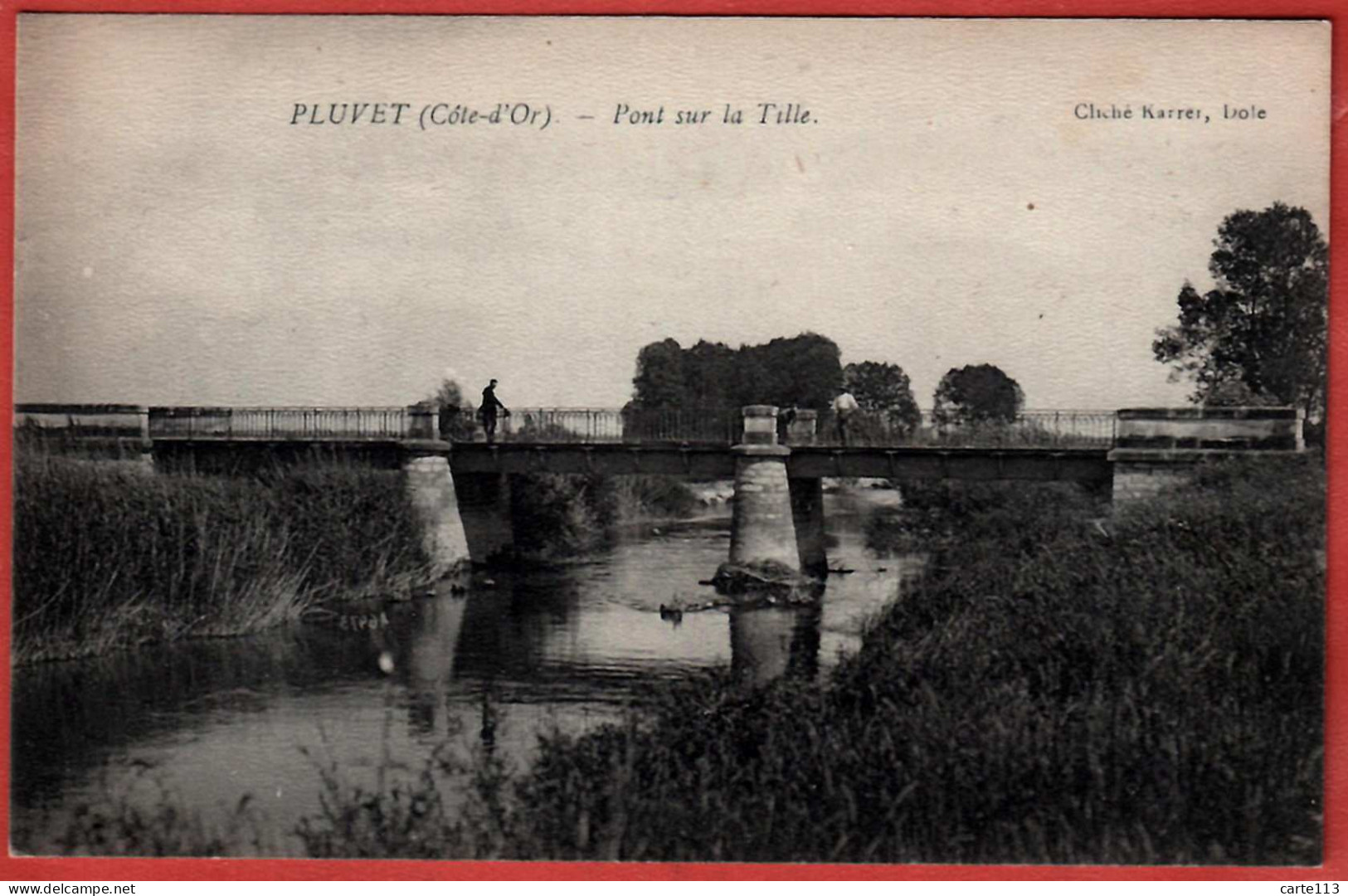 21 - B26677CPA - PLUVET - Pont Sur La Tille - Très Bon état - COTE-D'OR - Autres & Non Classés