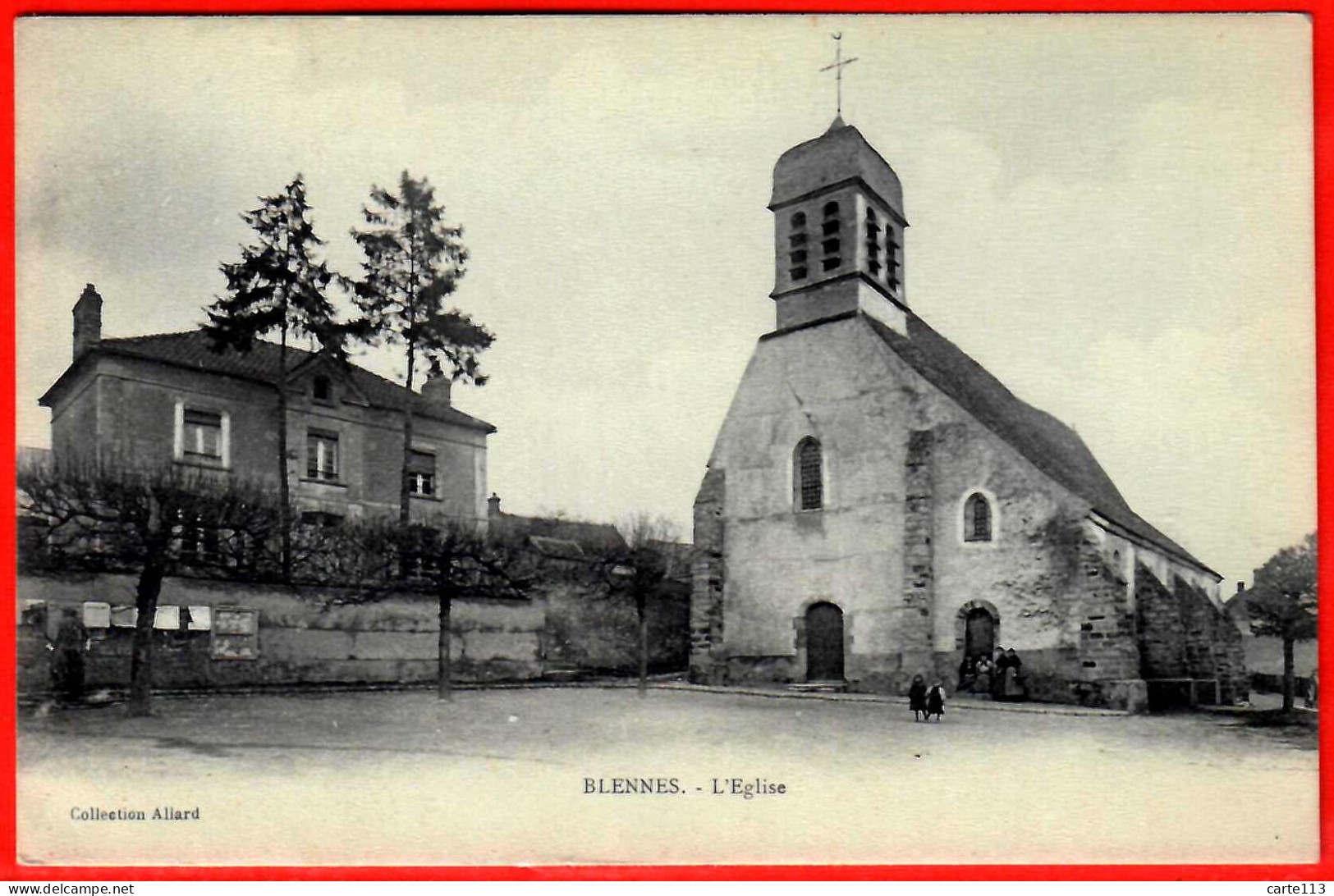 77 - B26661CPA - BLENNES - Eglise - Très Bon état - SEINE-ET-MARNE - Autres & Non Classés