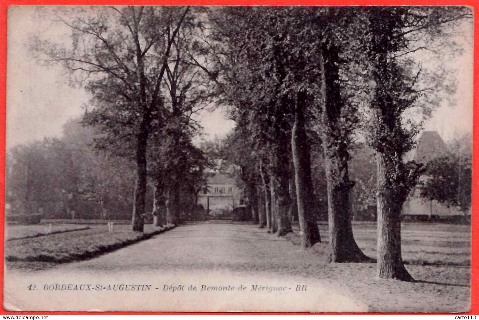 33 - B26683CPA - BORDEAUX SAINT AUGUSTIN - Dépôt De Remonte De Merignac - Bon état - GIRONDE - Bordeaux