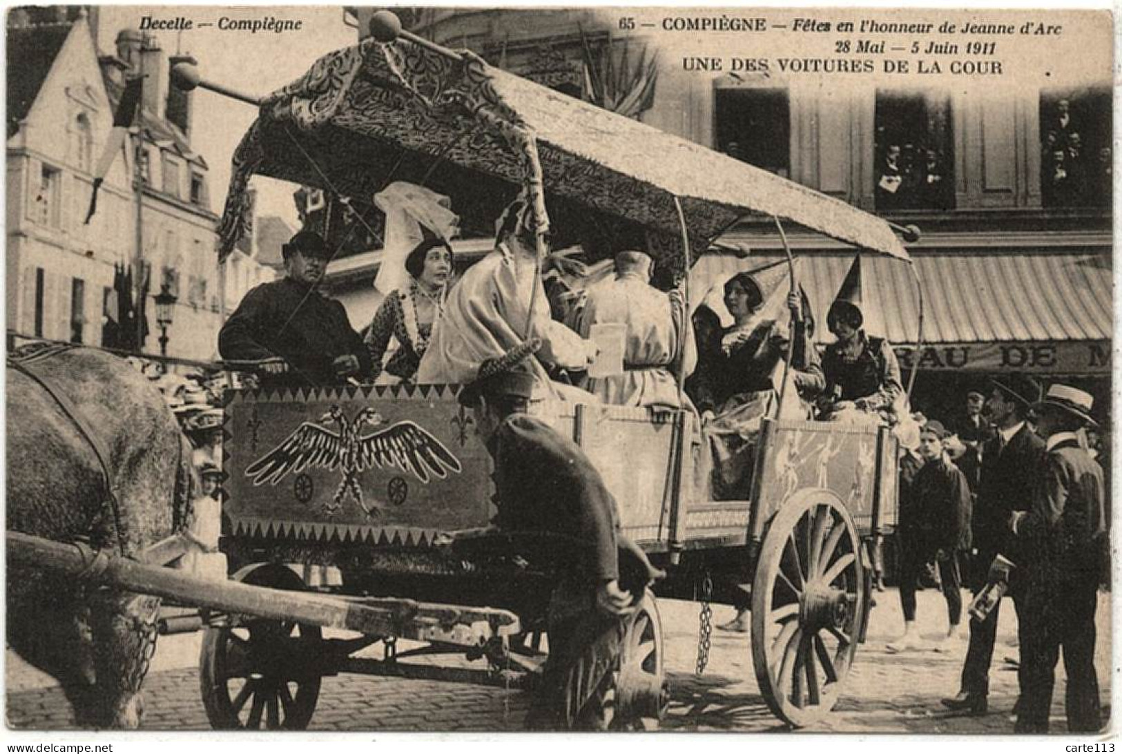 60 - T26379CPA - COMPIEGNE - Une Des Voitures -Fetes De Jeanne D' Arc - Très Bon état - OISE - Compiegne