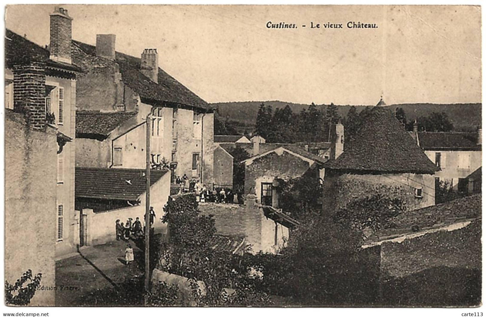 54 - B26348CPA - CUSTINES - Le Vieux Château - Assez Bon état - MEURTHE-ET-MOSELLE - Sonstige & Ohne Zuordnung