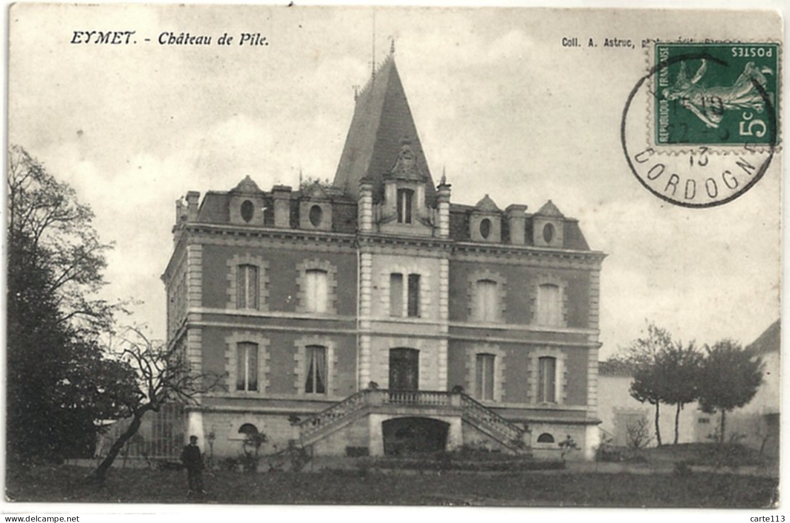 24 - B26364CPA - EYMET - Château De Pile - Très Bon état - DORDOGNE - Other & Unclassified