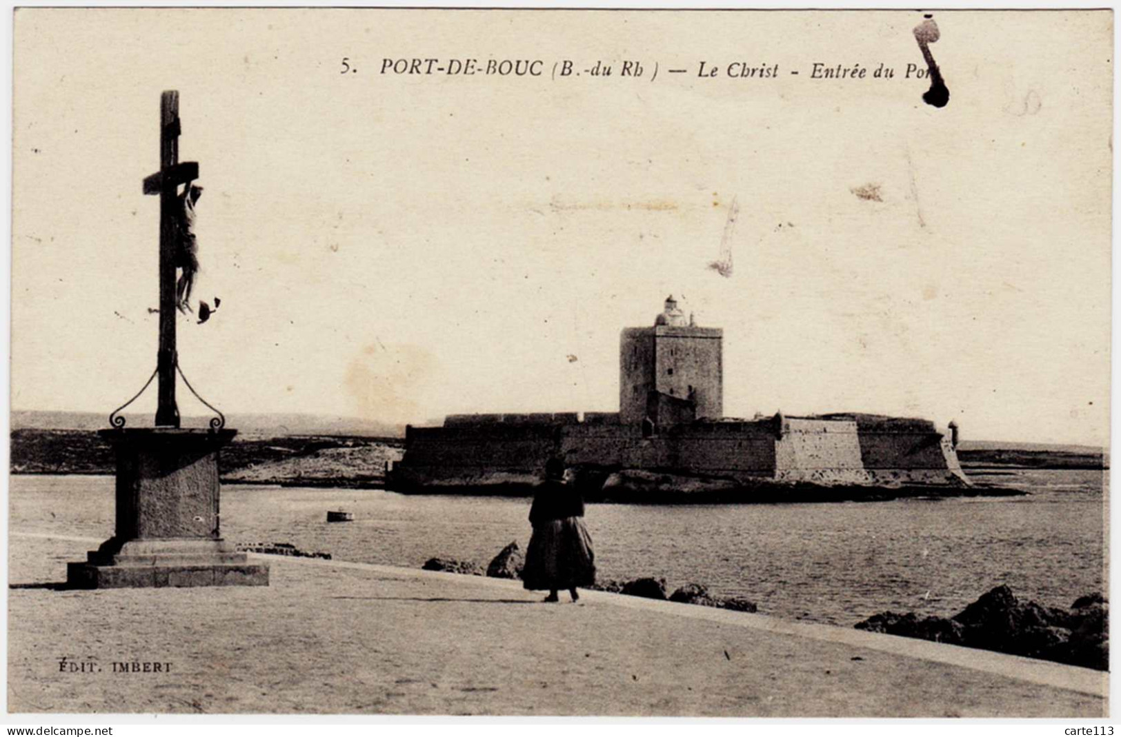 13 - B24616CPA - PORT DE BOUC - Le Christ Entree Du Port - Bon état - BOUCHES-DU-RHONE - Other & Unclassified