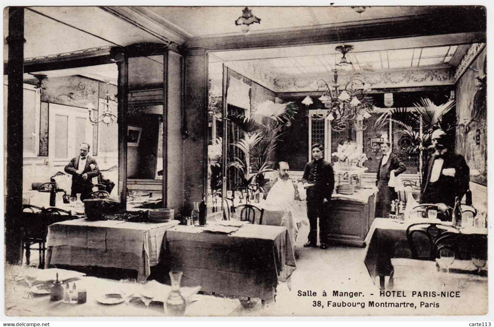 75 - B24583CPA - ARR. 09 - Hotel Paris Nice - Salle à Manger - Très Bon état - PARIS - Paris (09)