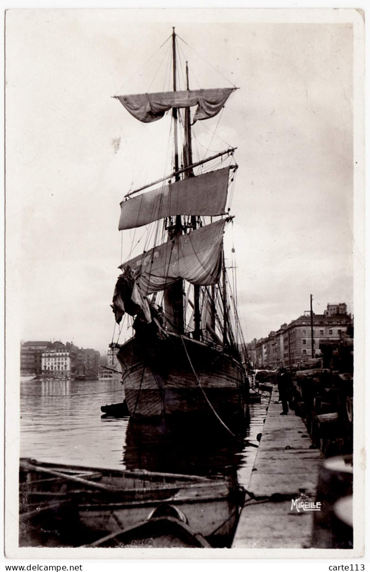 13 - B24517CPA - MARSEILLE PITTORESQUE - Voilier Dans Le Vieux Port - La Canebiere - Parfait état - BOUCHES-DU-RHONE - Ohne Zuordnung