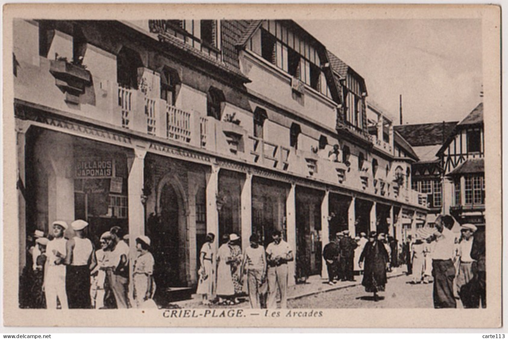 76 - B21672CPA - CRIEL PLAGE - Les Arcades - Parfait état - SEINE-MARITIME - Criel Sur Mer