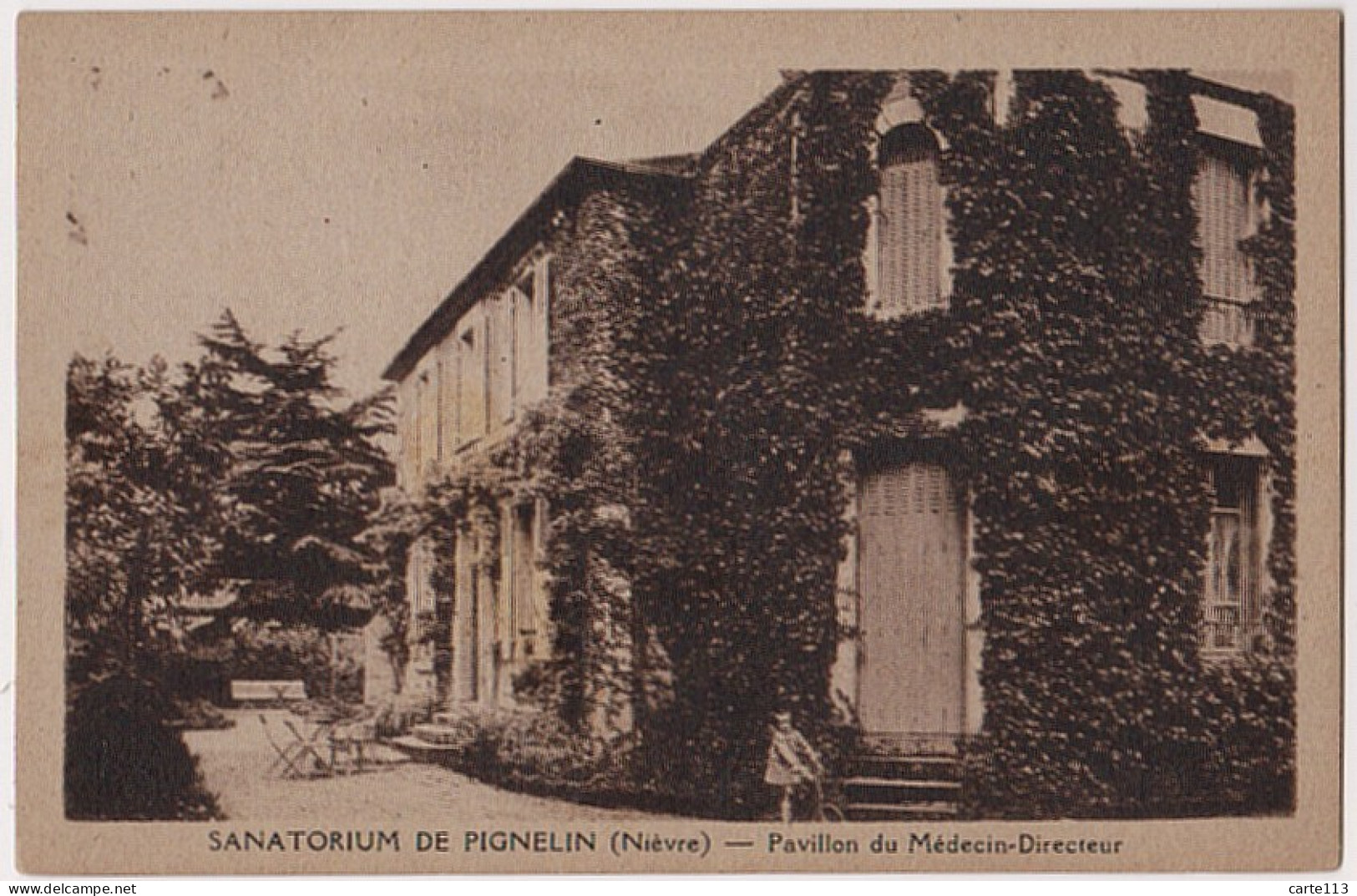 58 - B21472CPA - PIGNELIN - Sanatorium - Pavillon Du Medecin Directeur - Parfait état - NIEVRE - Sonstige & Ohne Zuordnung