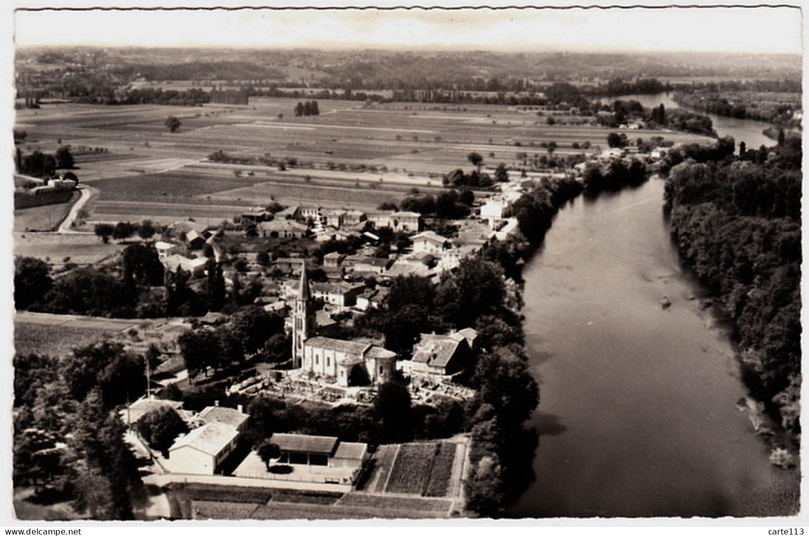 33 - B21195CPSM - CIVRAC SUR DORDOGNE - Vue Aerienne - Très Bon état - GIRONDE - Sonstige & Ohne Zuordnung