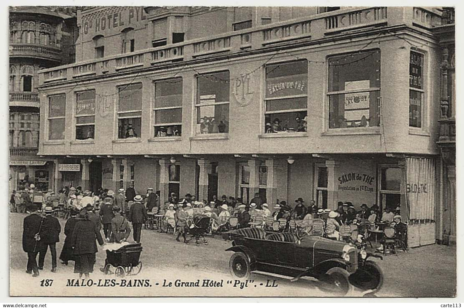 59 - B21259CPA - MALO LES BAINS - Le Grand Hotel PYL - Parfait état - NORD - Malo Les Bains