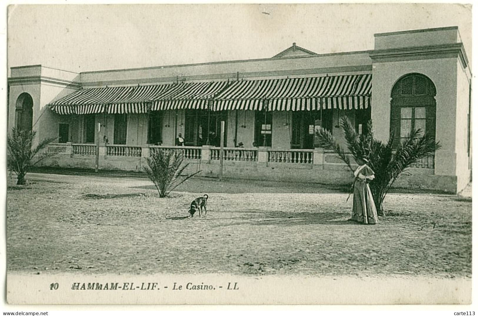 0 - B18319CPA - TUNISIE - HAMMAM EL LIF - Le Casino - Très Bon état - AFRIQUE - Tunesië