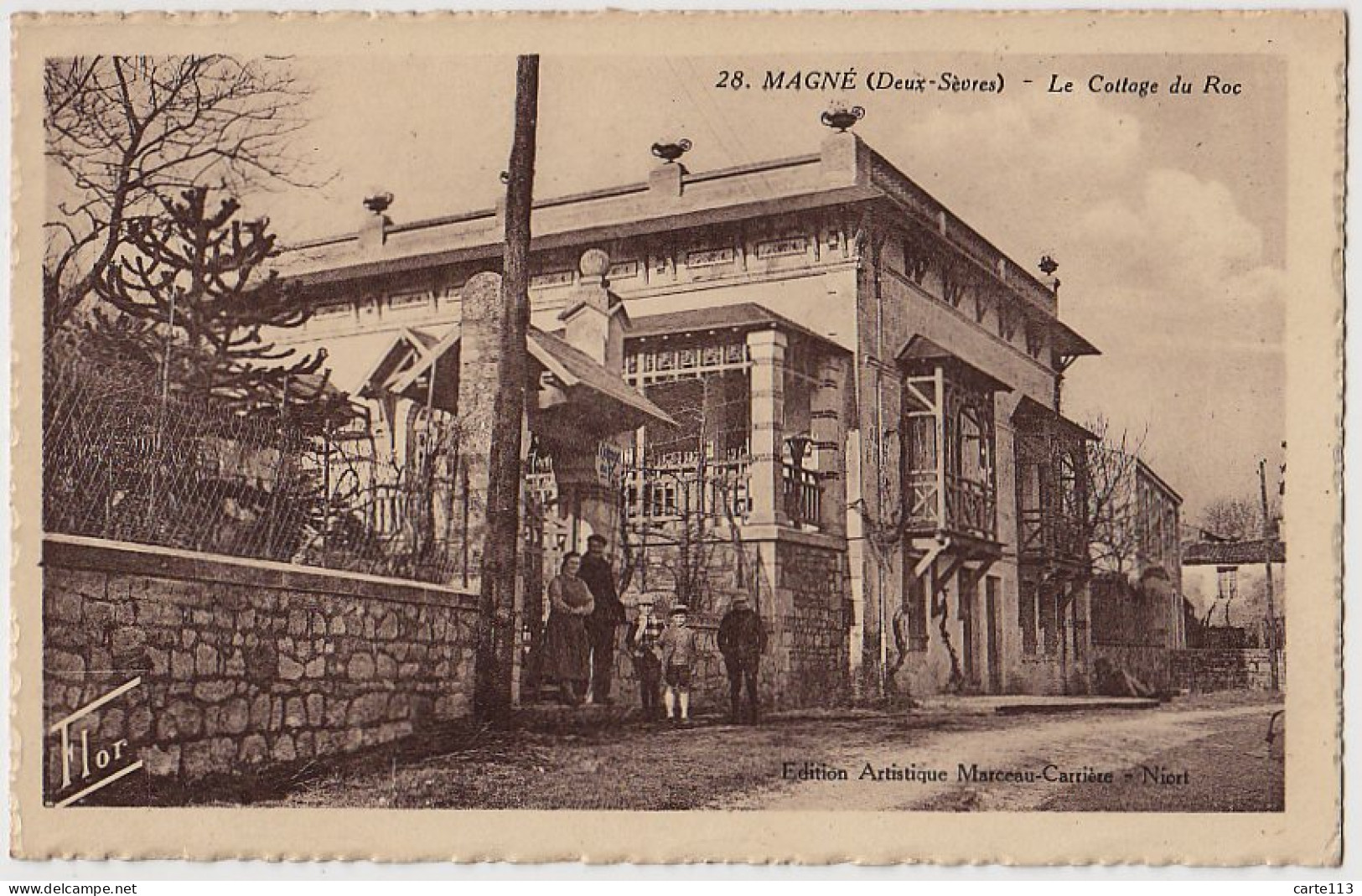 79 - B18095CPA - MAGNE - Le Cottage Du Roc - Très Bon état - DEUX-SEVRES - Autres & Non Classés