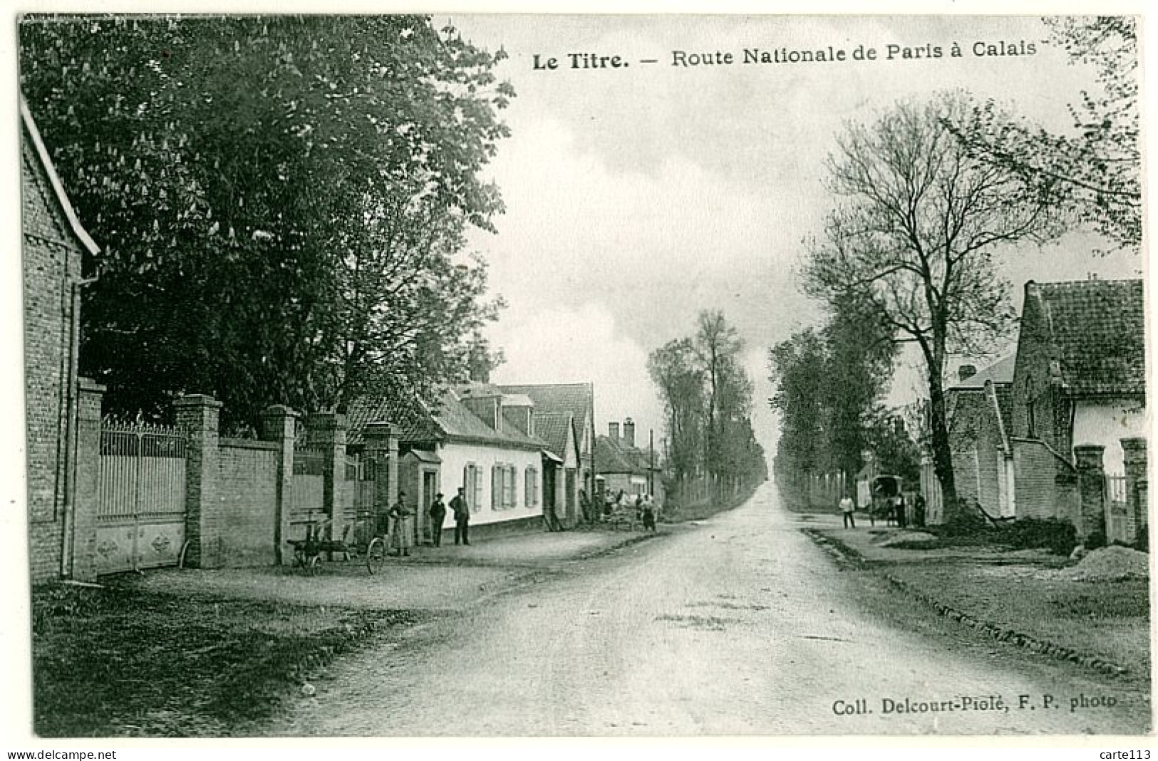 80 - B17864CPA - LE TITRE - Route Nationale De Paris à Calais - Marechal Ferrand - Parfait état - SOMME - Otros & Sin Clasificación