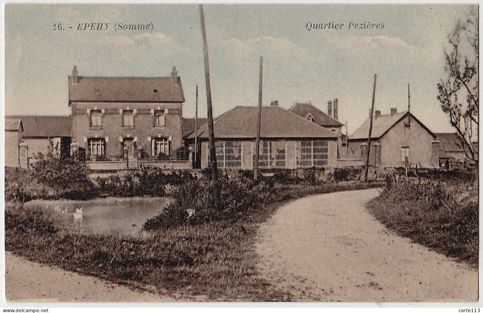 80 - B17780CPA - EPEHY - Quartier PEZIERES - Très Bon état - SOMME - Sonstige & Ohne Zuordnung