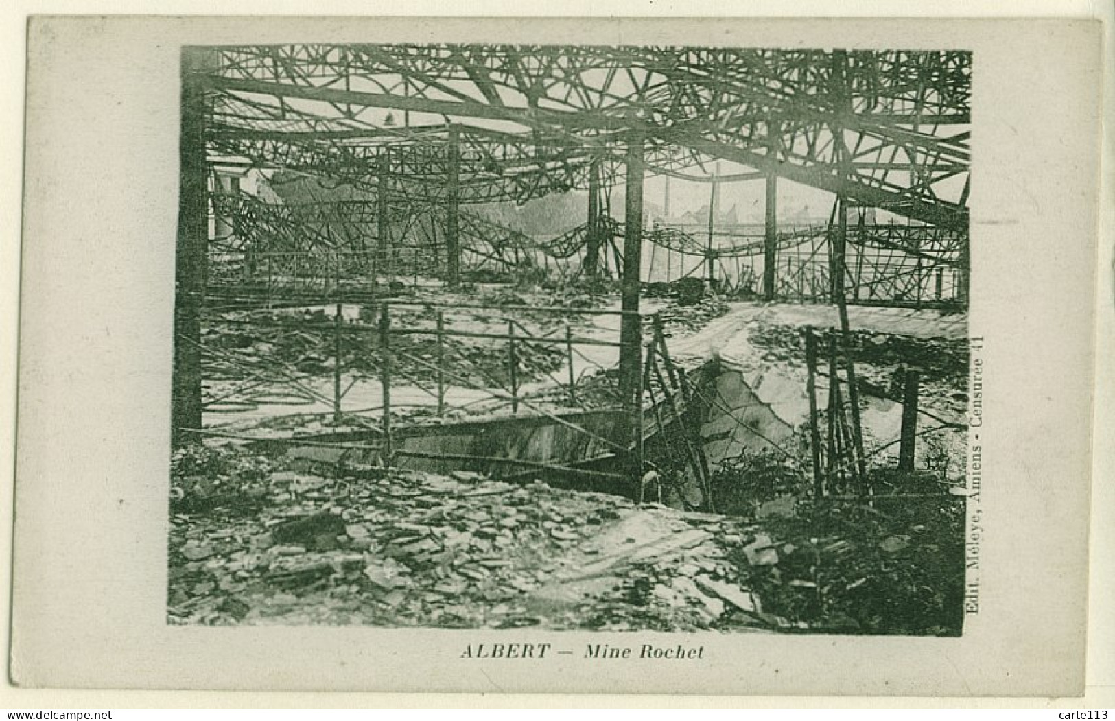 80 - B17678CPA - ALBERT - Mine Rochet - Très Bon état - SOMME - Albert