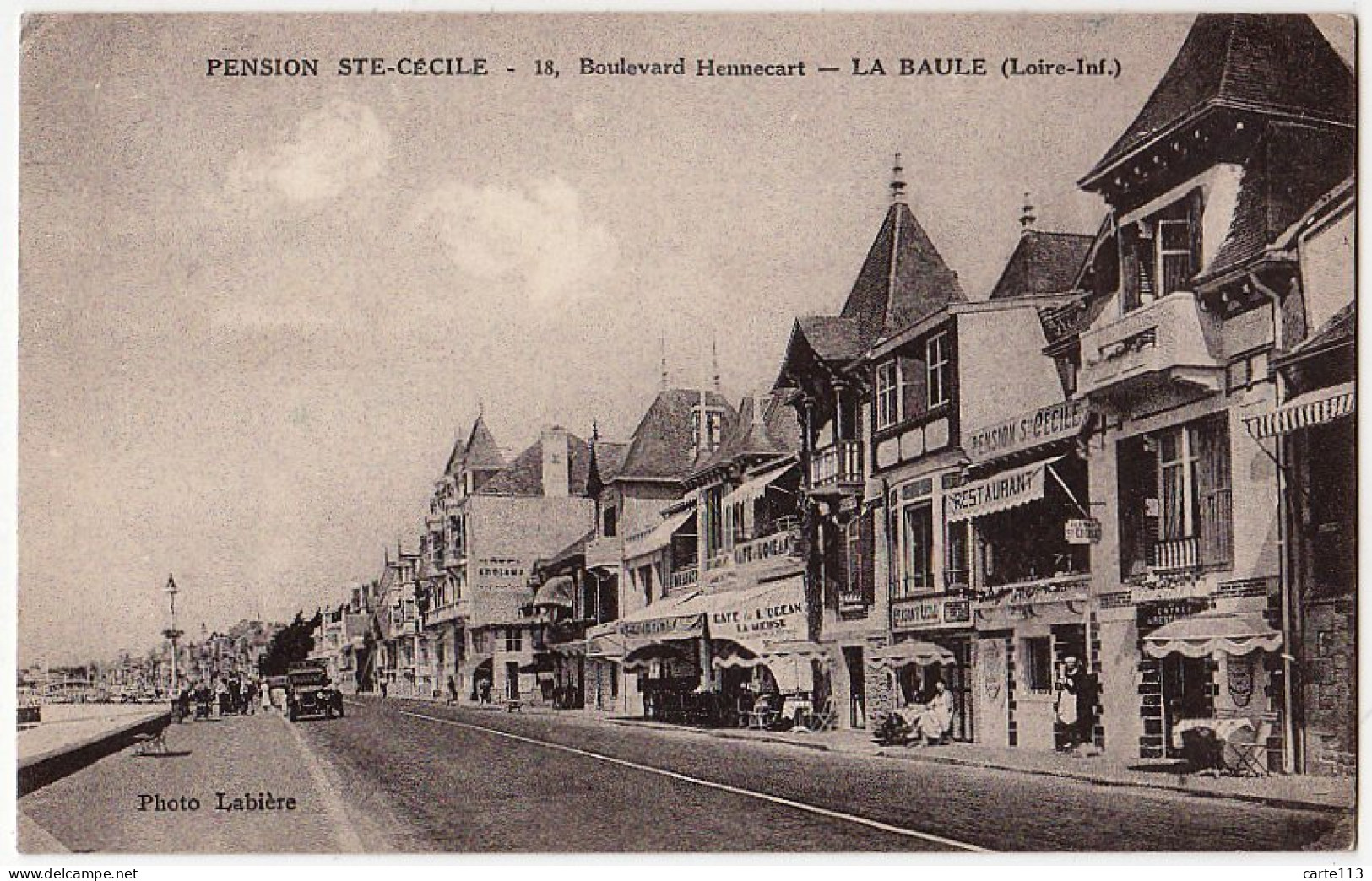 44 - B17601CPA - LA BAULE - Pension Sainte Cecile - 18 Boulevard Hennecart - Très Bon état - LOIRE-ATLANTIQUE - La Baule-Escoublac