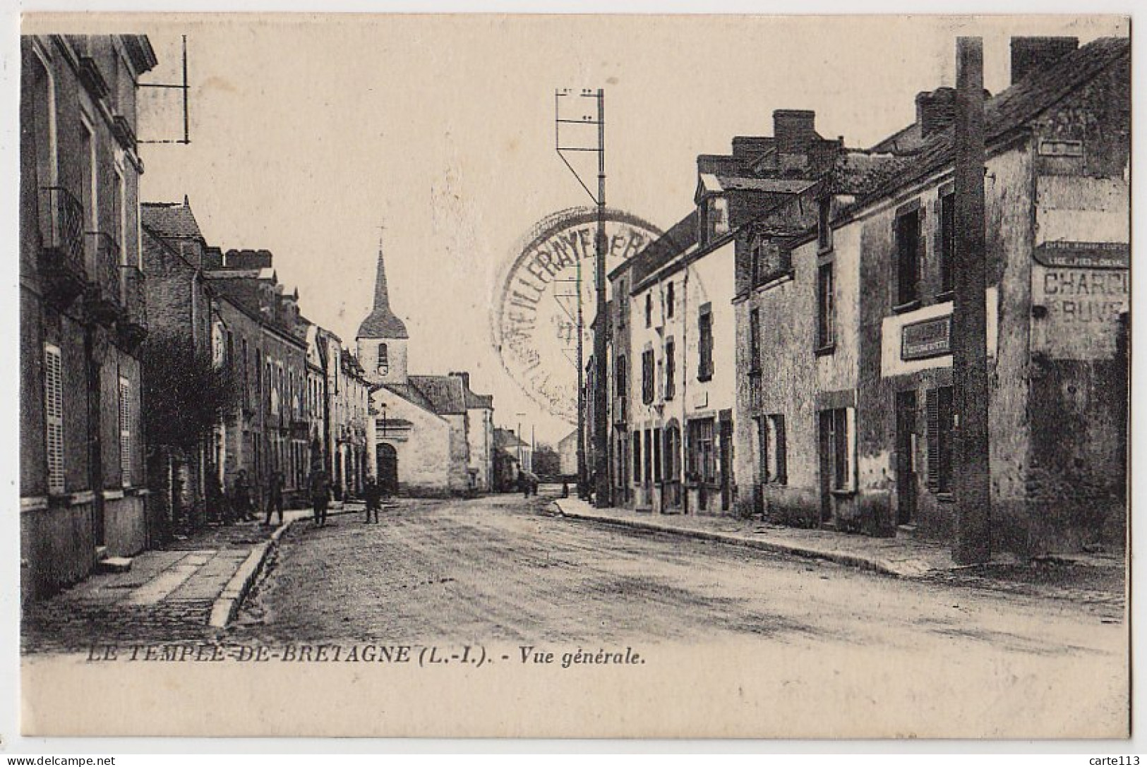 44 - B17531CPA - LE TEMPLE DE BRETAGNE - Vue Generale - Très Bon état - LOIRE-ATLANTIQUE - Andere & Zonder Classificatie