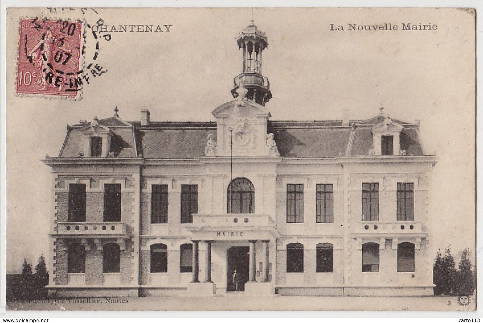 44 - B17472CPA - CHANTENAY - La Nouvelle Mairie - Bon état - LOIRE-ATLANTIQUE - Otros & Sin Clasificación