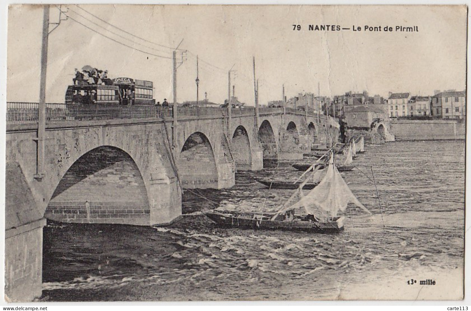 44 - B17374CPA - NANTES - Pont De Pirmil - Bon état - LOIRE-ATLANTIQUE - Nantes