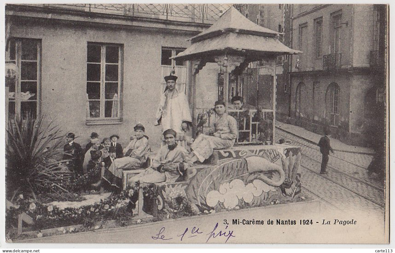 44 - B17354CPA - NANTES - Mi Careme 1924 - La Pagode - Premier  Prix - Très Bon état - LOIRE-ATLANTIQUE - Nantes