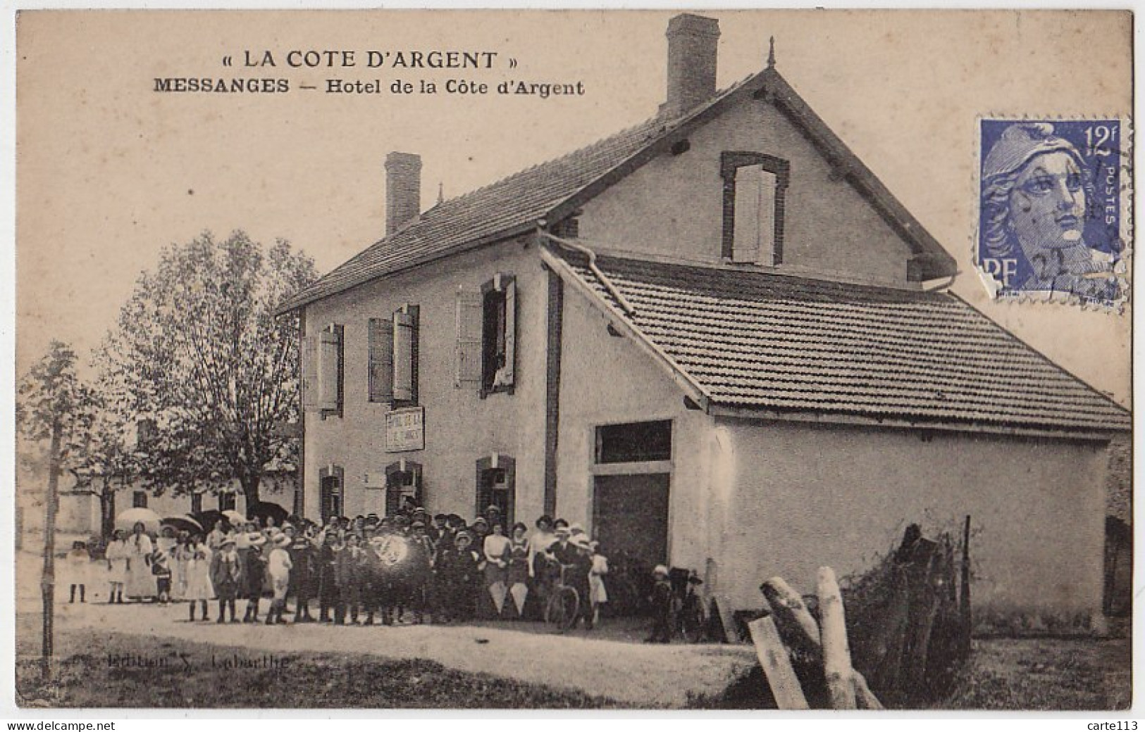 40 - B17175CPA - MESSANGES - Hotel De La Cote D' Argent - Très Bon état - LANDES - Other & Unclassified