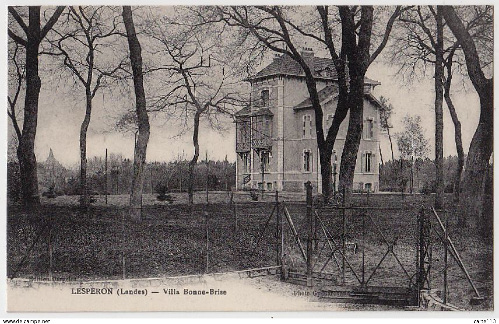 40 - B17166CPA - LESPERON - Villa Bonne Brise - Parfait état - LANDES - Autres & Non Classés