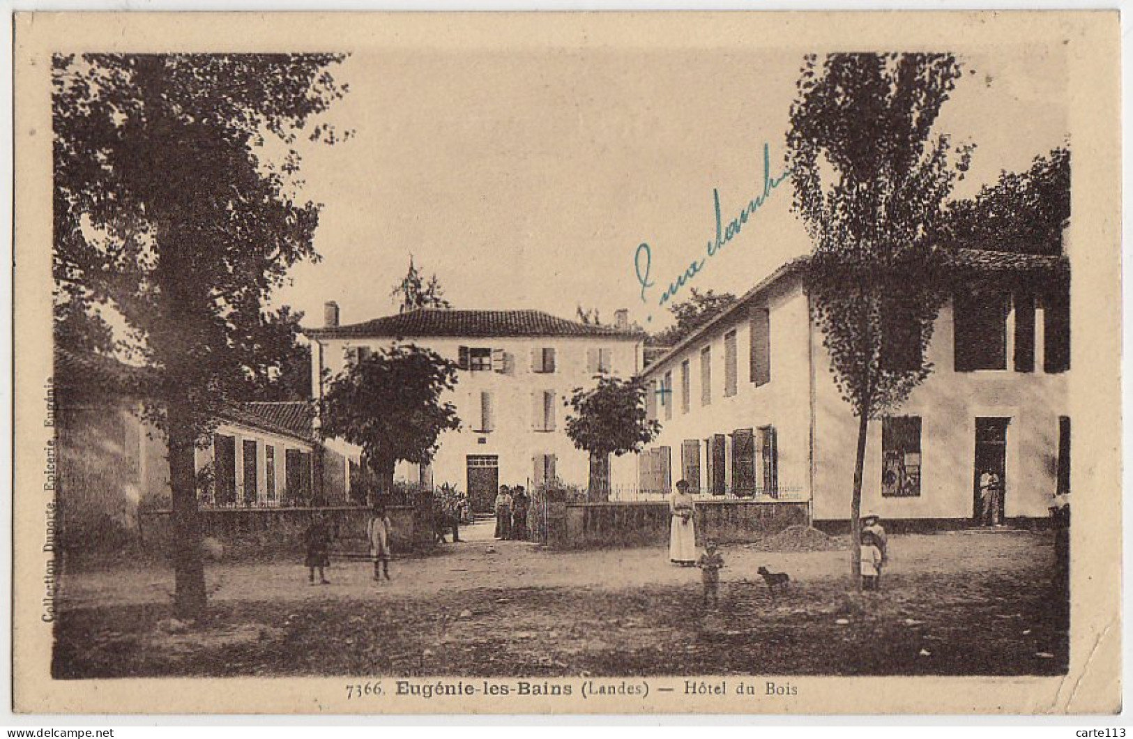 40 - B17140CPA - EUGENIE LES BAINS - Hotel Du Bois - Très Bon état - LANDES - Other & Unclassified