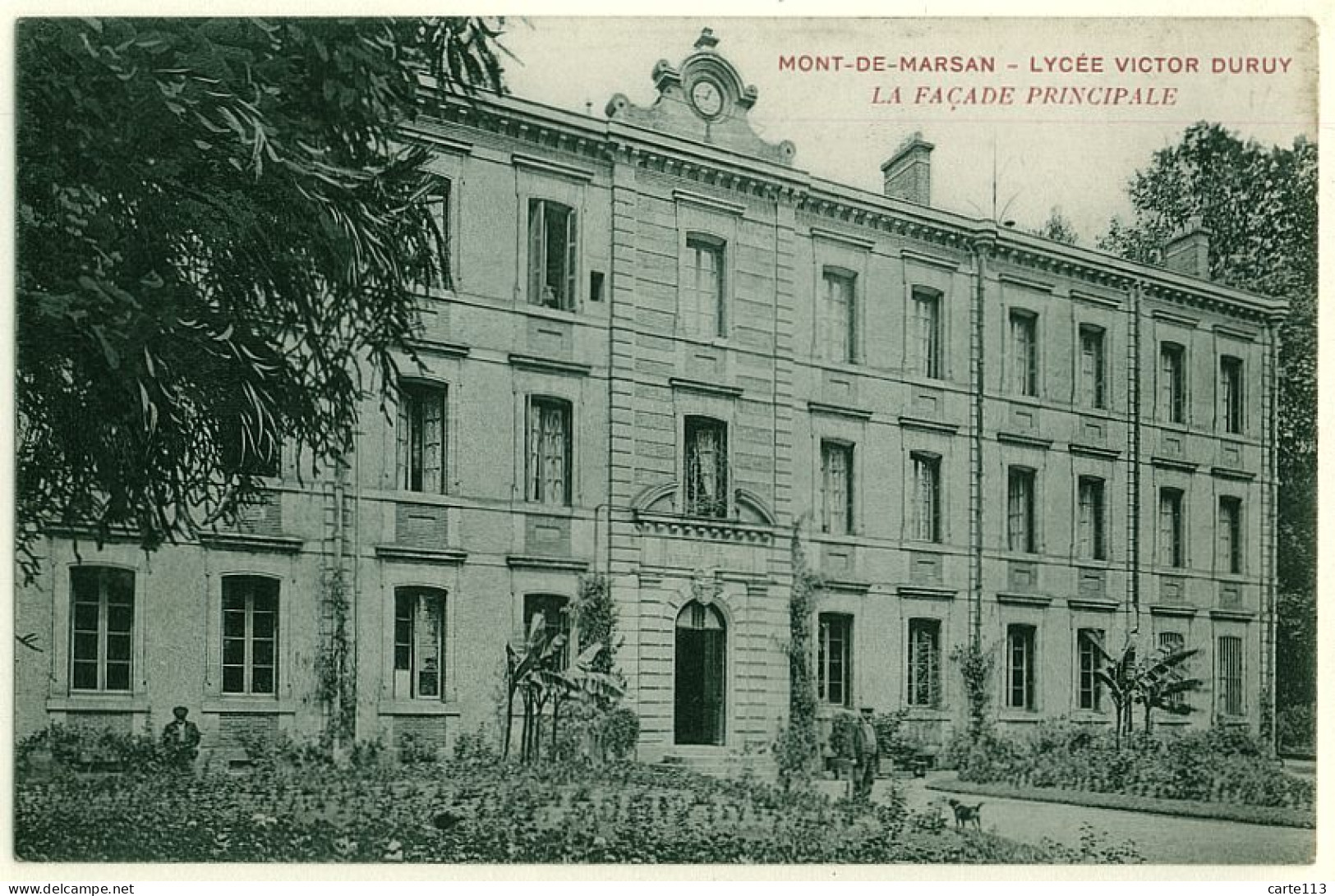 40 - B16880CPA - MONT DE MARSAN - Lycée Victor Duruy, La Façade Principale - Très Bon état - LANDES - Mont De Marsan