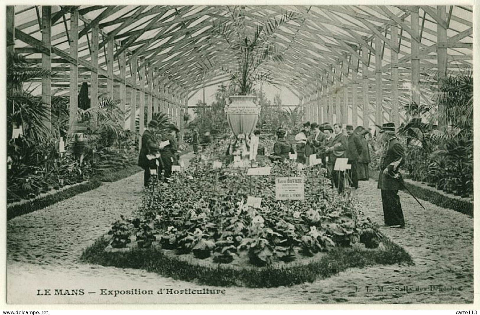 72 - T16813CPA - LE MANS - Exposition Horticulture - Louis Davaze - Très Bon état - SARTHE - Le Mans