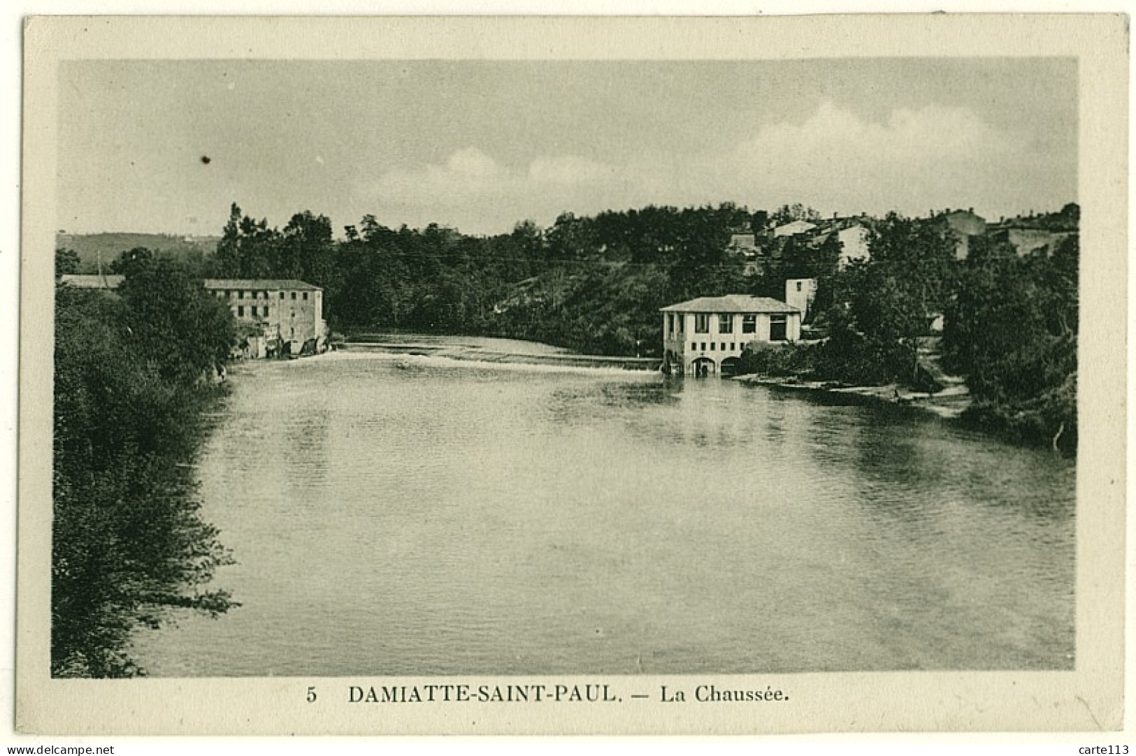 81 - B16672CPA - DAMIATTE SAINT ST PAUL - La Chaussee - Parfait état - TARN - Autres & Non Classés