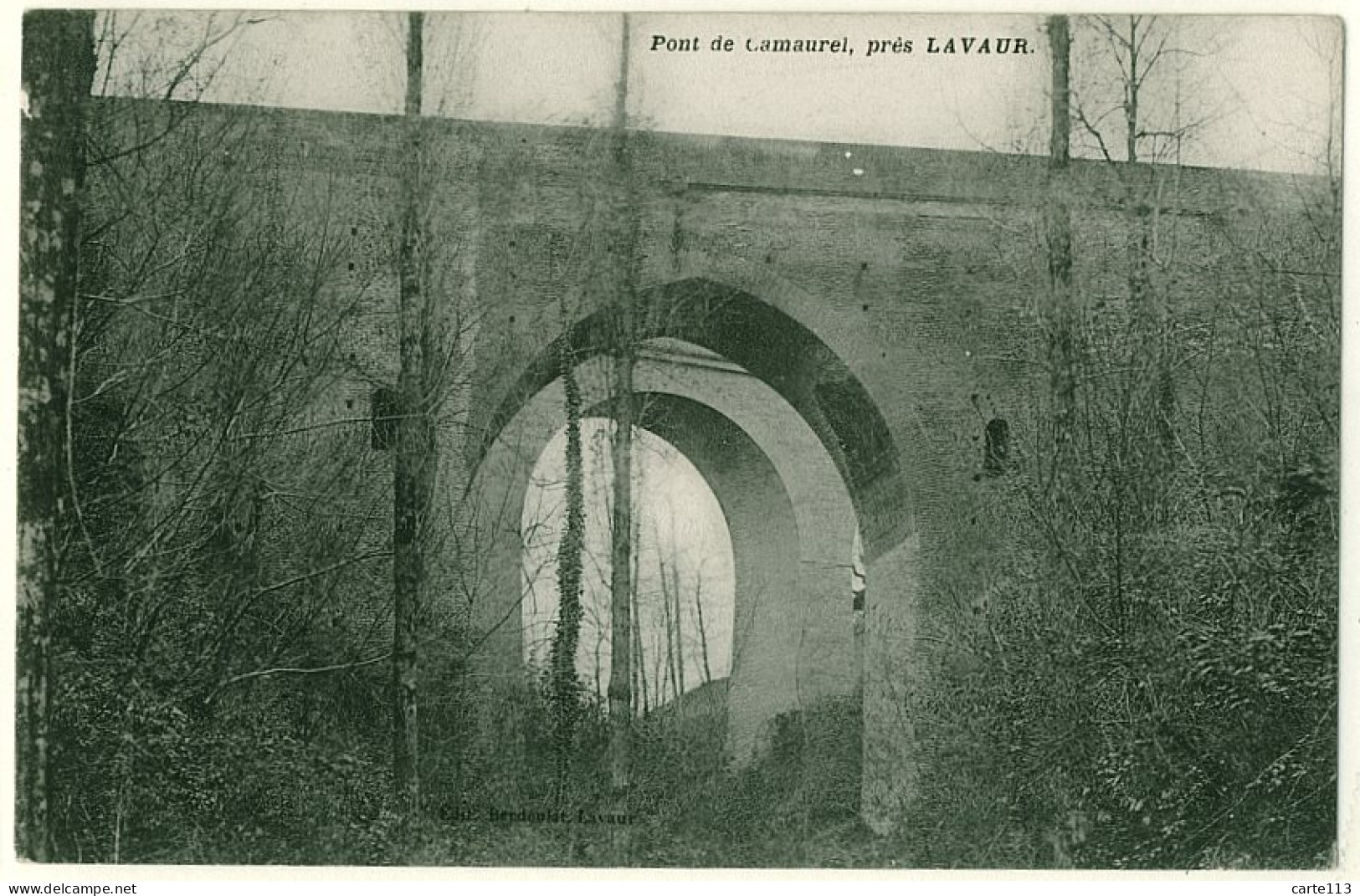 81 - B16677CPA - CAMAUREL - LAVAUR - Pont - Très Bon état - TARN - Autres & Non Classés