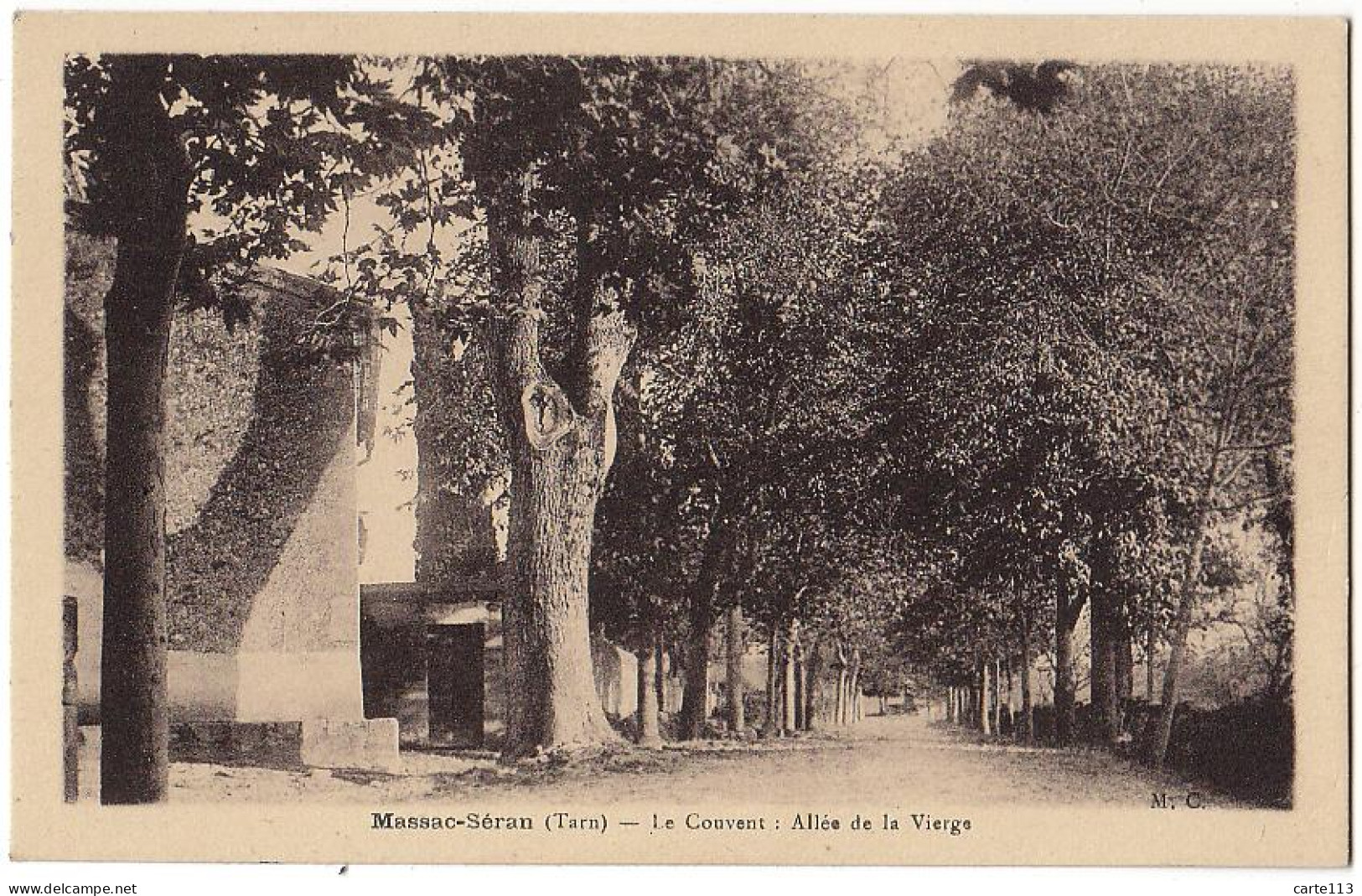 81 - B16580CPA - MASSAC - SERAN - Le Couvent, Allee De La Vierge - Très Bon état - TARN - Sonstige & Ohne Zuordnung