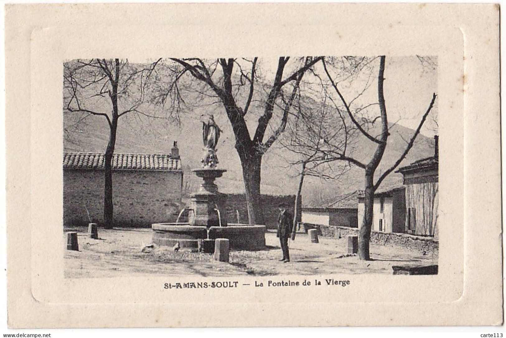 81 - B16506CPA - SAINT AMANS SOULT - La Fontaine De La Vierge - Très Bon état - TARN - Sonstige & Ohne Zuordnung