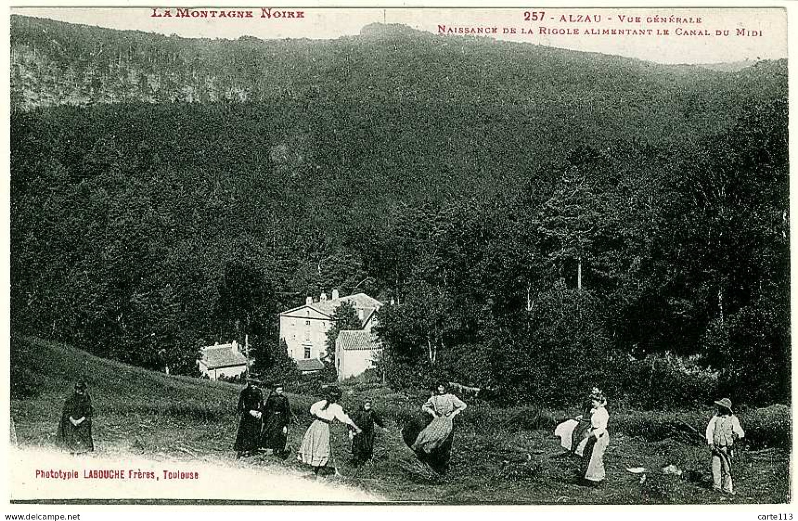 11 - B9976CPA - ALZAU - Vue Generale - Fauchage - Parfait état - AUDE - Autres & Non Classés