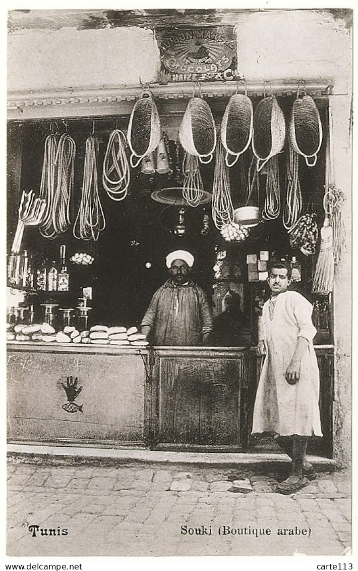 0 - T9571CPA - TUNISIE - TUNIS - Souki - Boutique Arabe - Très Bon état - AFRIQUE - Tunesië