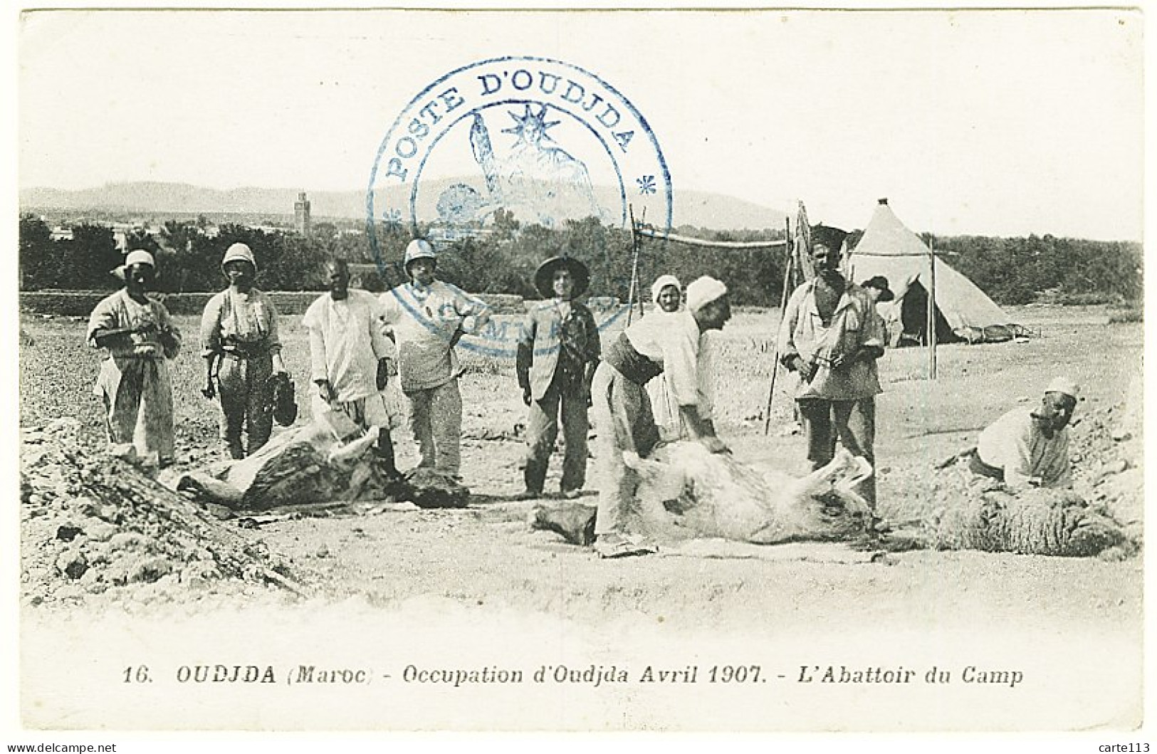 0 - T9540CPA - MAROC - OUDJDA - Occupation Avril 1907 - Abattoir - Très Bon état - AFRIQUE - Sonstige & Ohne Zuordnung