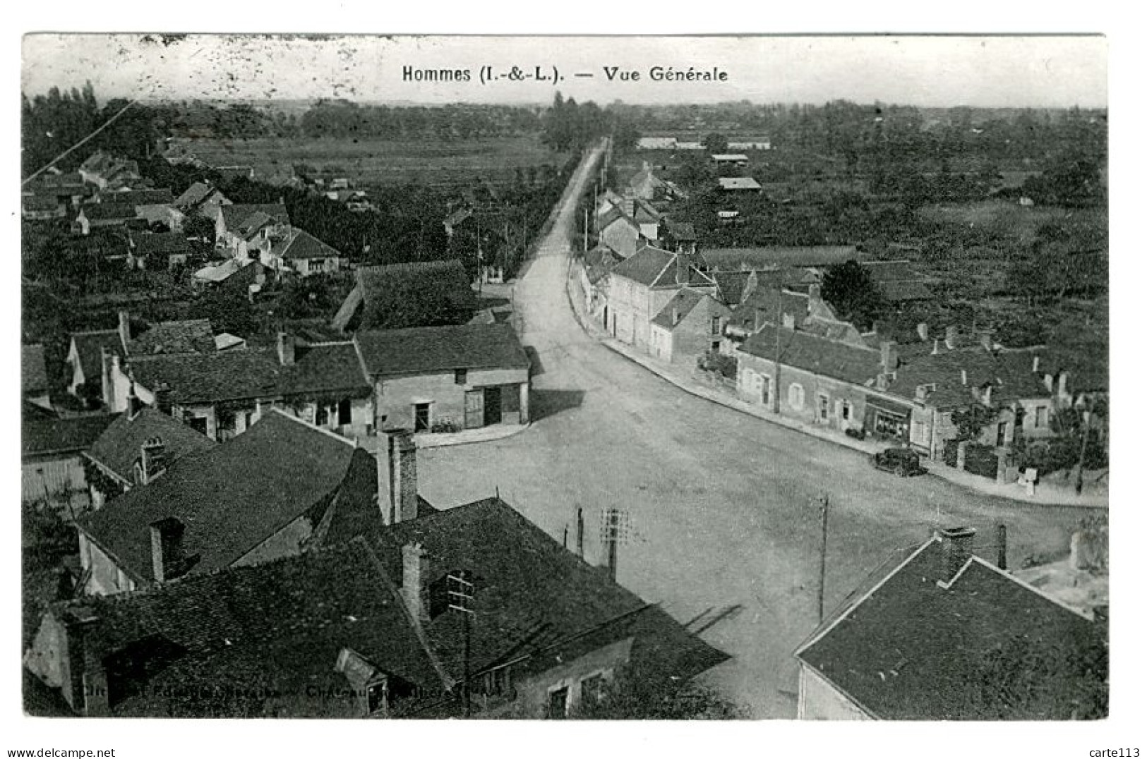 37 - B4213CPA - HOMMES - Vue Générale - Très Bon état - INDRE-ET-LOIRE - Other & Unclassified