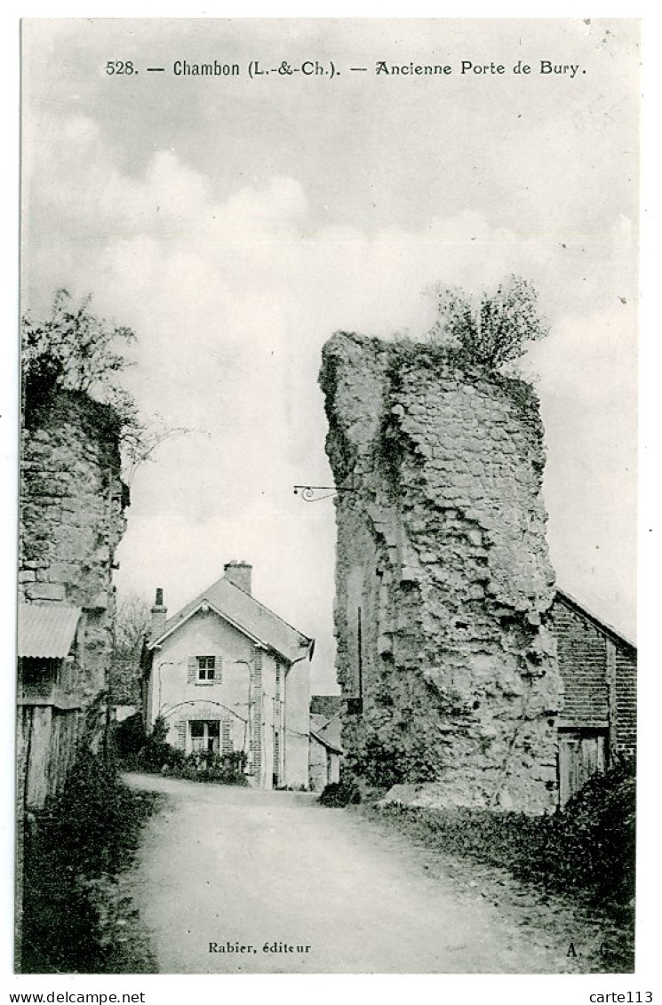 41 - B3698CPA - CHAMBON - Ancienne Porte De Bury - Très Bon état - LOIR-ET-CHER - Andere & Zonder Classificatie