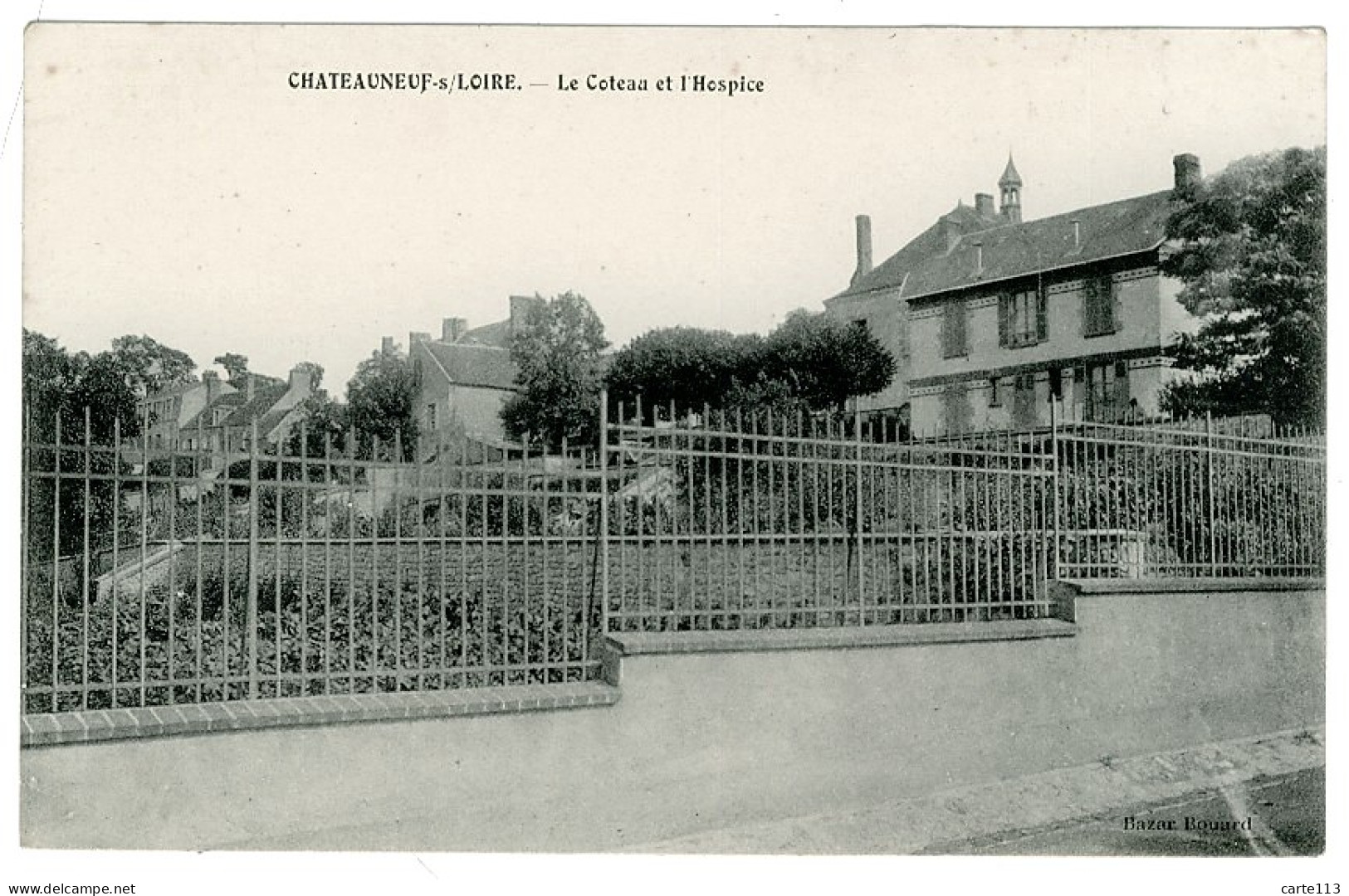 45 - B3515CPA - CHATEAUNEUF SUR LOIRE - Le Coteau Et L'hospice - Parfait état - LOIRET - Sonstige & Ohne Zuordnung