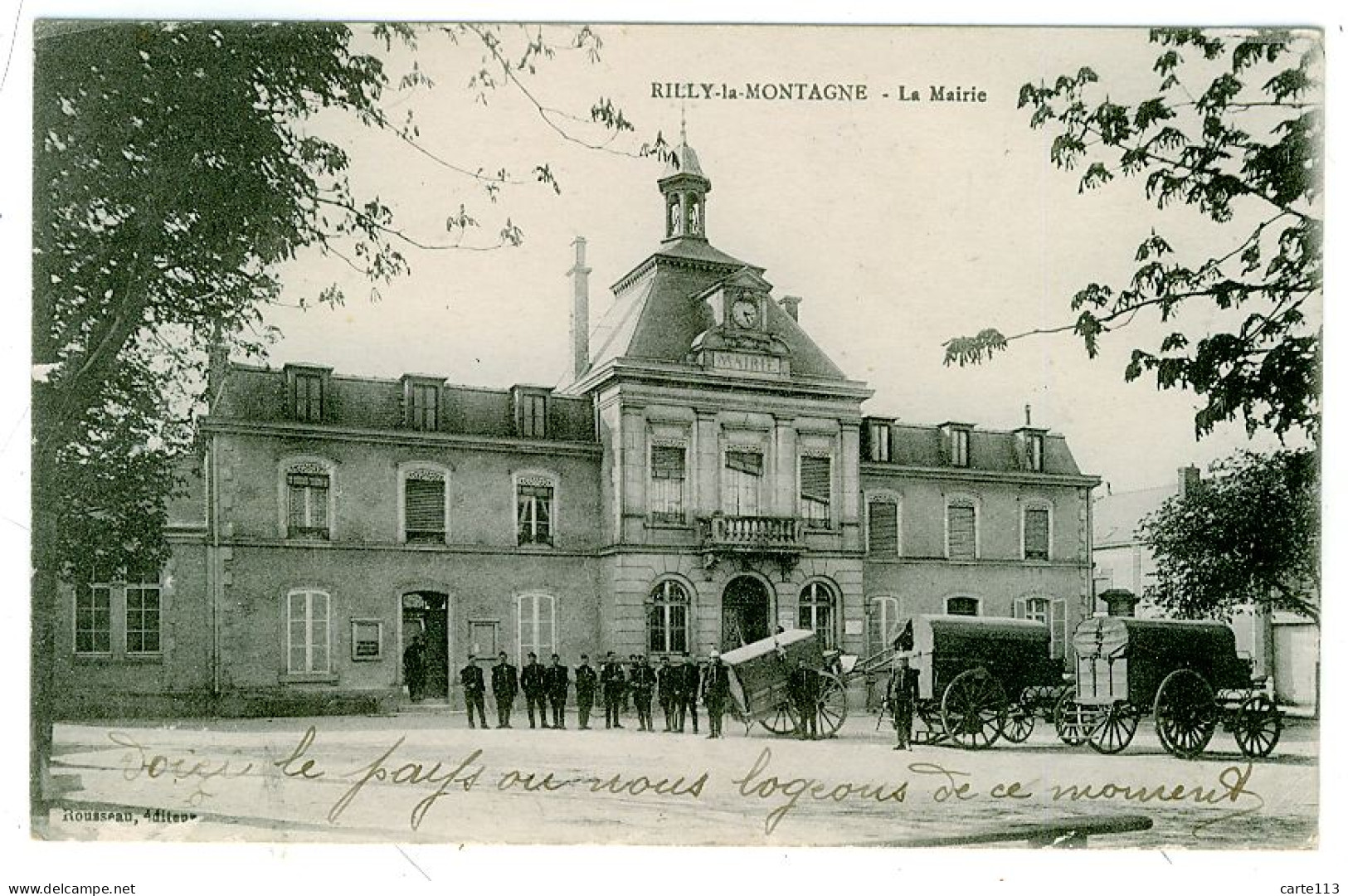51 - B3006CPA - RILLY LA MONTAGNE - La Mairie - Parfait état - MARNE - Rilly-la-Montagne