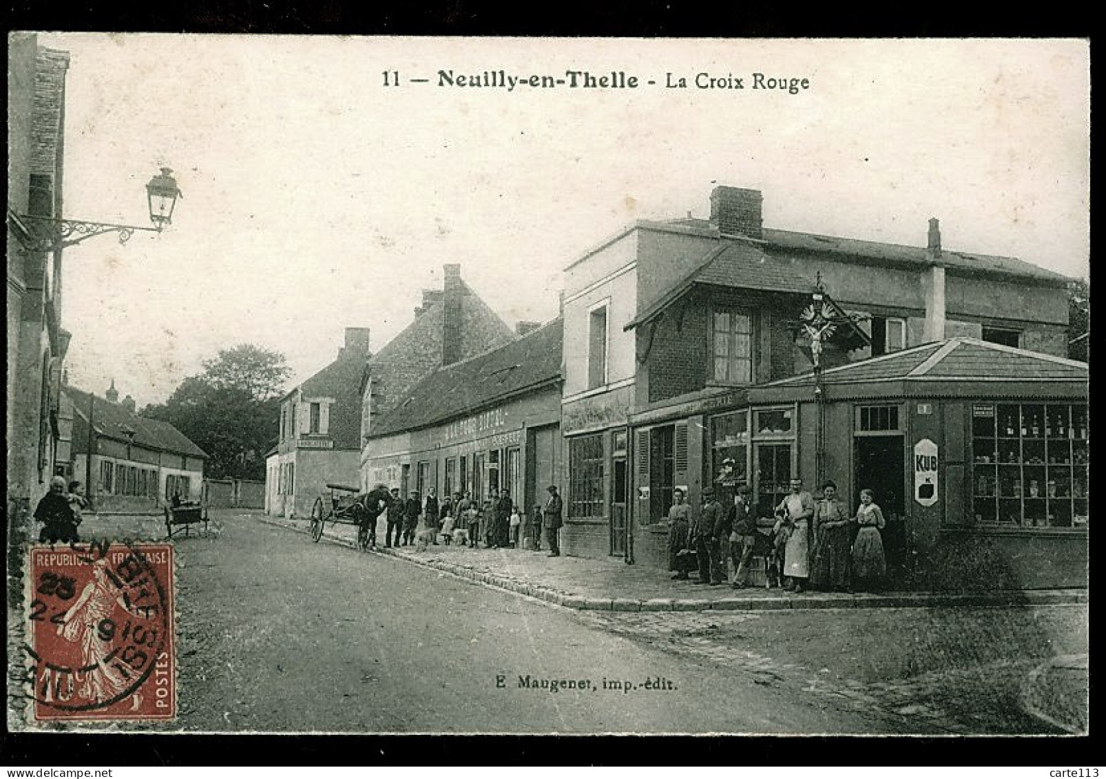 60 - B2074CPA - NEUILLY EN THELLE - La Croix Rouge (mercerie) - Bon état - OISE - Sonstige & Ohne Zuordnung