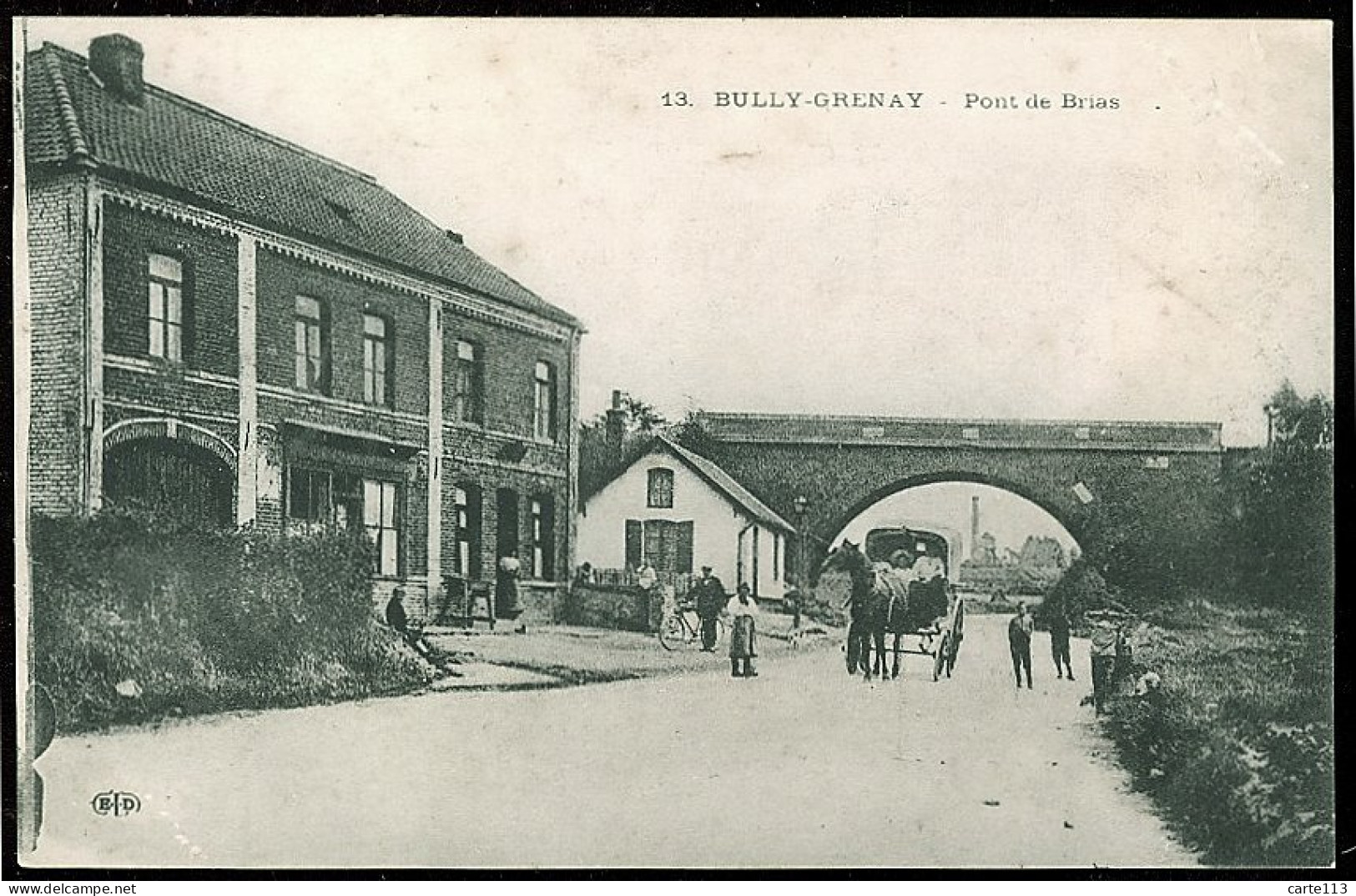 62 - B1783CPA - BULLY GRENAY - 13 - Pont De Brias - Bon état - PAS-DE-CALAIS - Autres & Non Classés