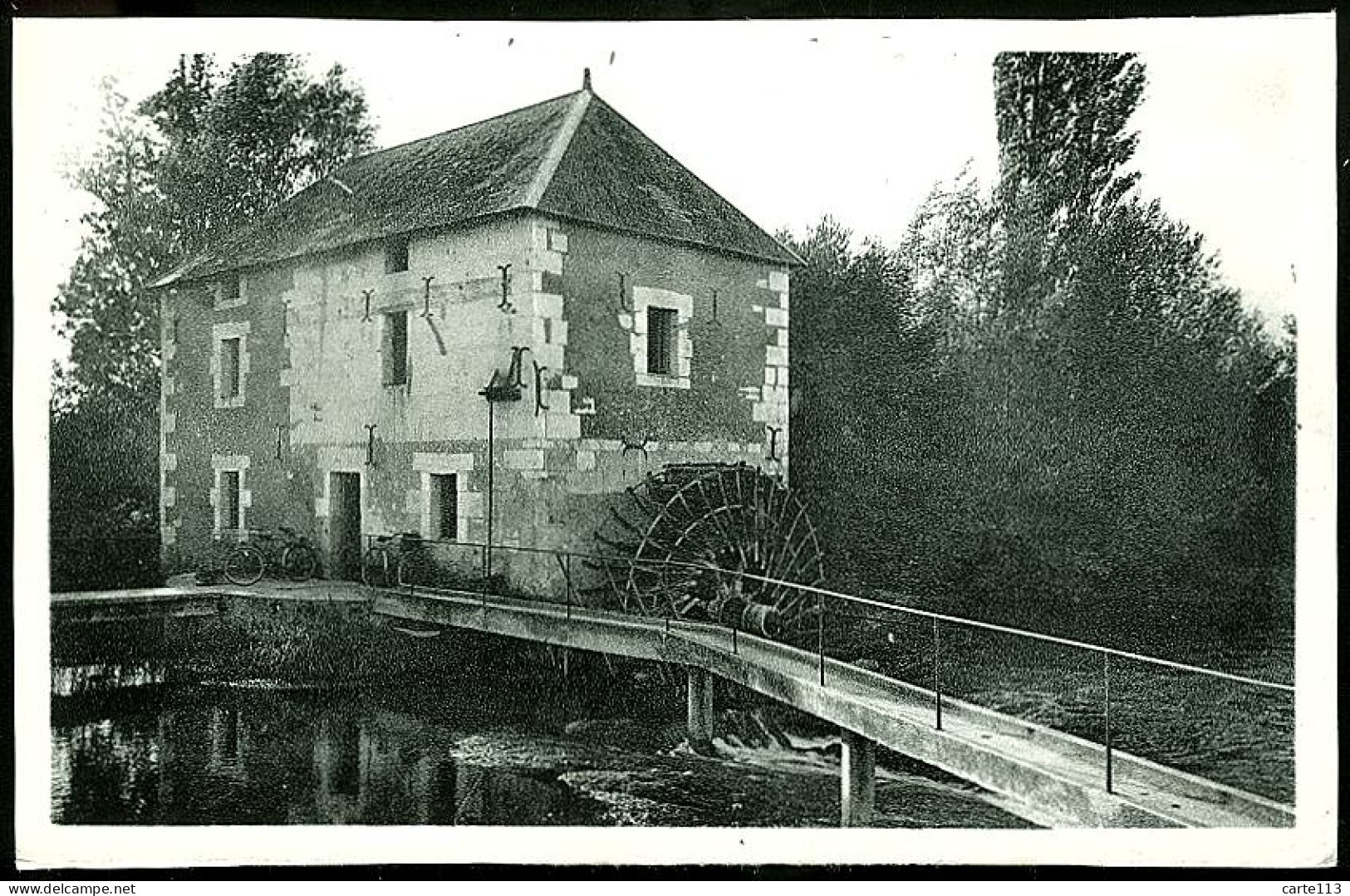 72 - B1520CPSM - CHÂTEAU DU LOIR - Le Vieux Moulin - Parfait état - SARTHE - Chateau Du Loir