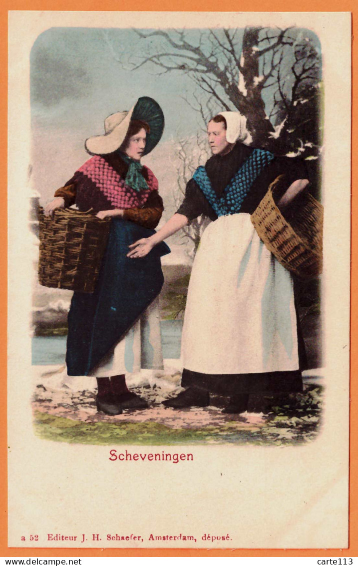 - B34303CPA - SCHEVENINGEN - NEDERLAND - Costumes - Carte Pionniere, Precurseur - Très Bon état - EUROPE - Scheveningen