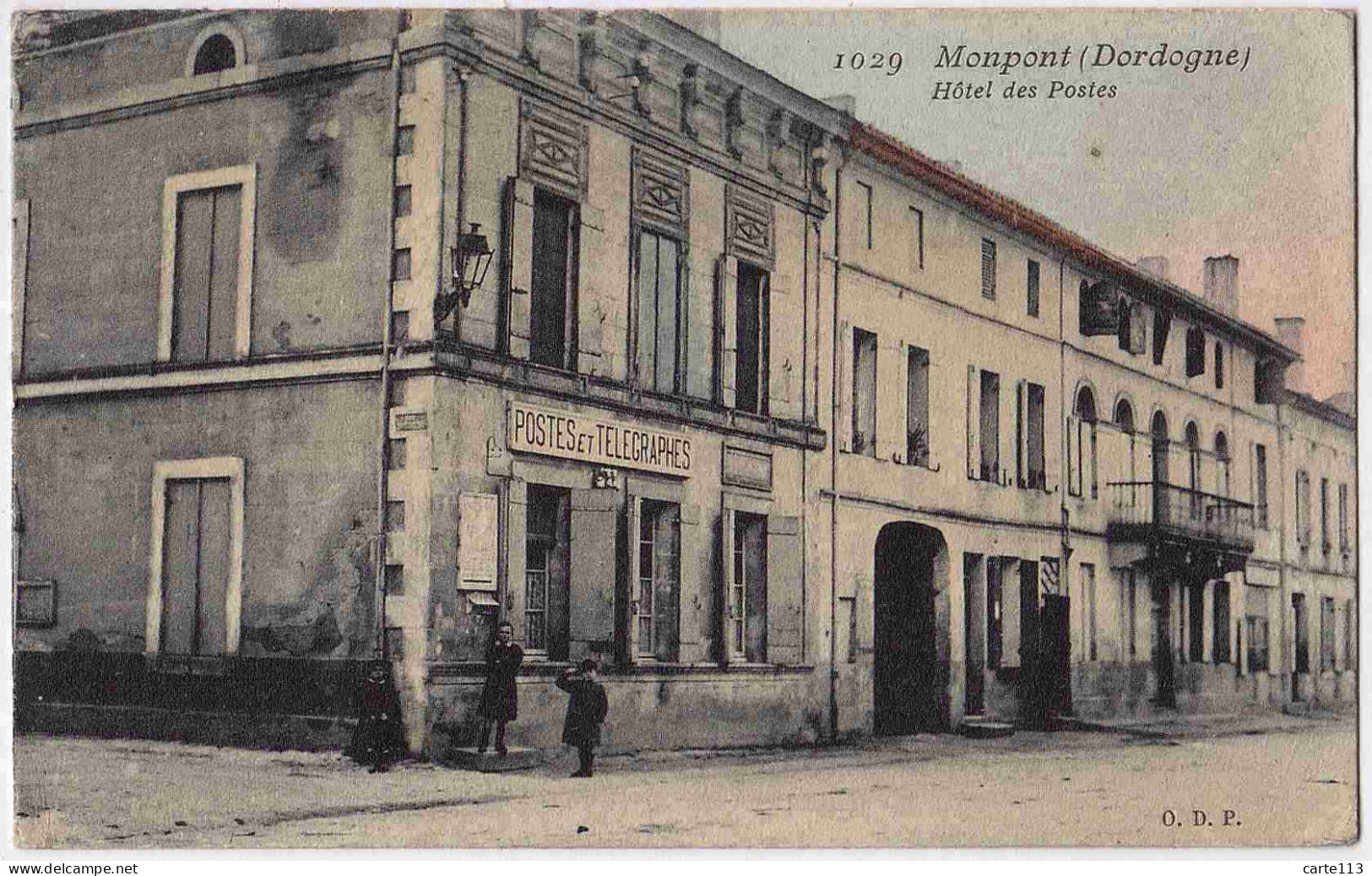 24 - B32532CPA - MONTPON  SUR L' ISLE - Hotel Des Postes - Très Bon état - DORDOGNE - Autres & Non Classés