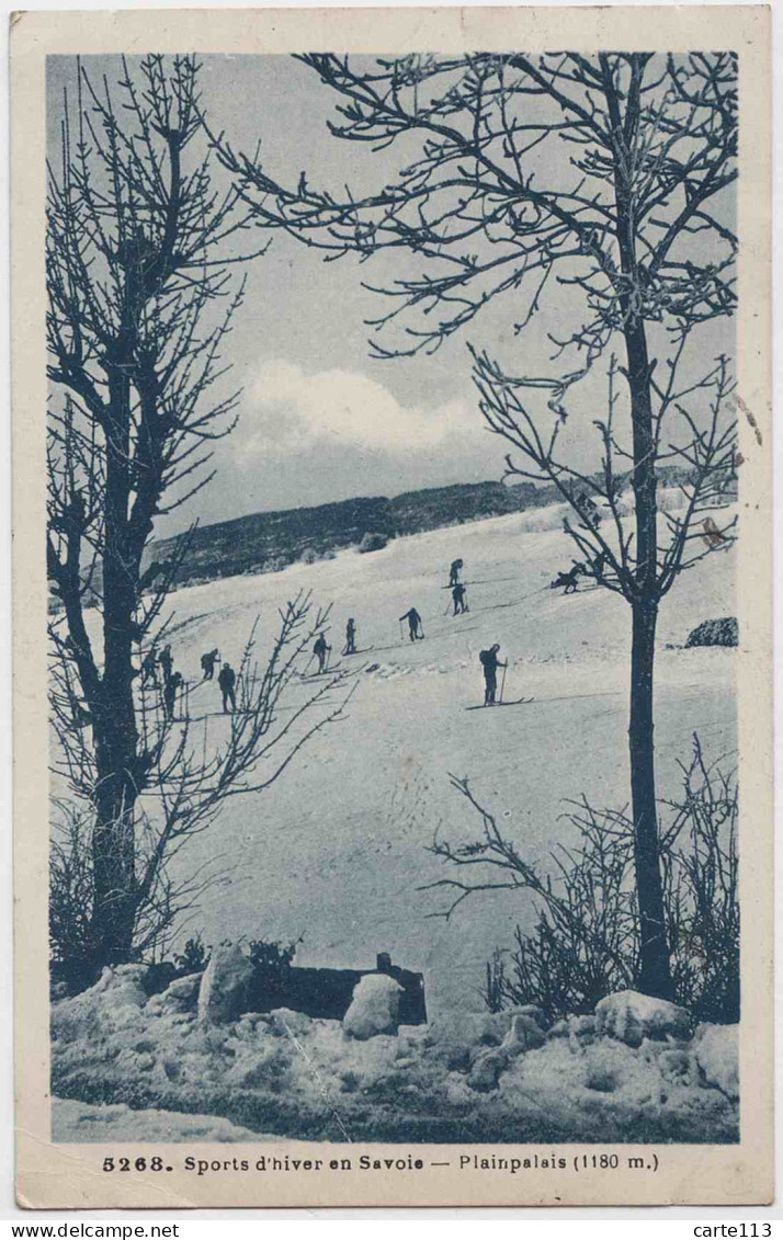 73 - B31827CPA - MONTAGNE - PLAINPALAIS - Sports D'hiver En Savoie - Parfait état - SAVOIE - Otros & Sin Clasificación