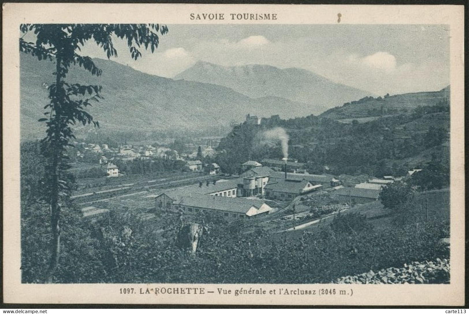 73 - B31813CPA - LA ROCHETTE - Vue Generale Et Arclusaz - Usine - Parfait état - SAVOIE - Otros & Sin Clasificación