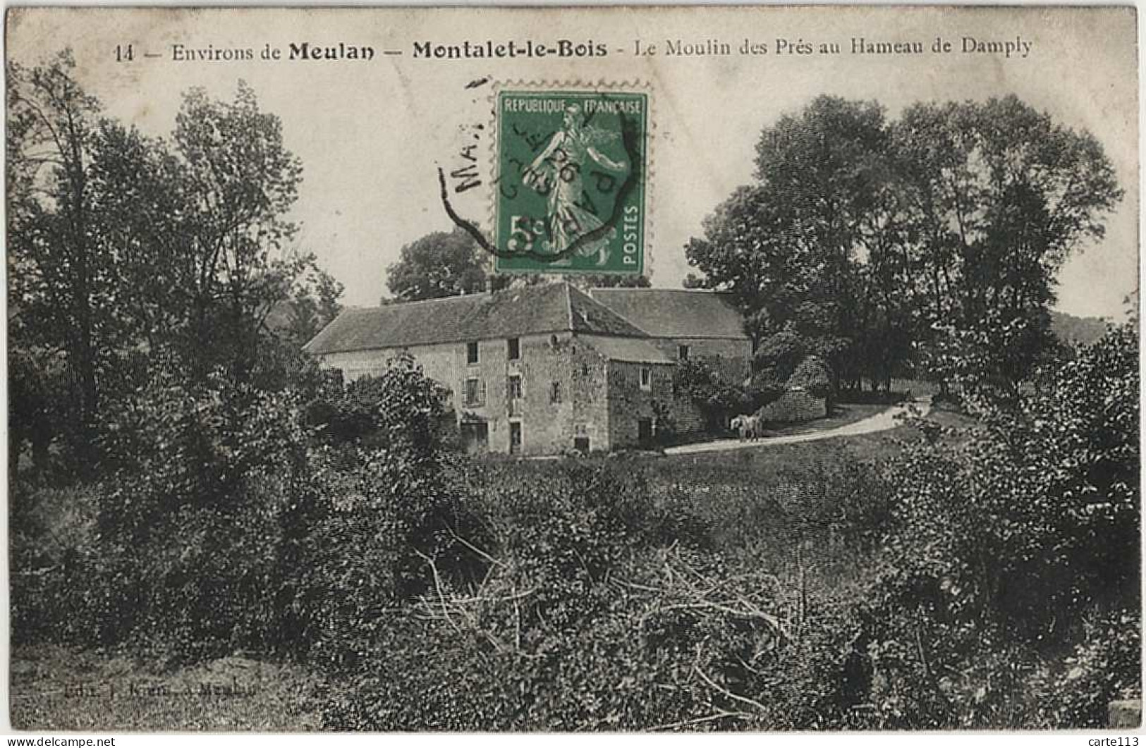 78 - B30997CPA - MONTALET LE BOIS - MEULAN - Le Moulin Des Pres Au Hameau De Damply - Très Bon état - YVELINES - Sonstige & Ohne Zuordnung